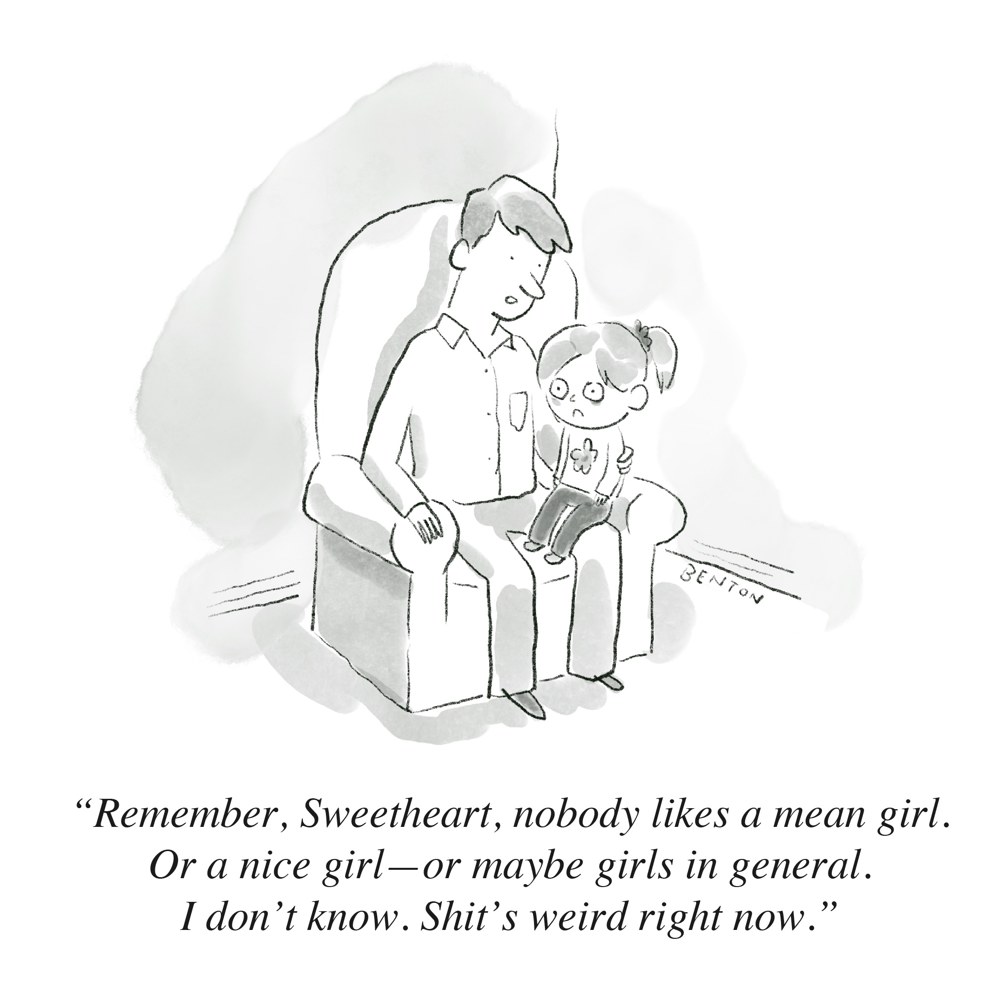 A delightful little conversation unfolds