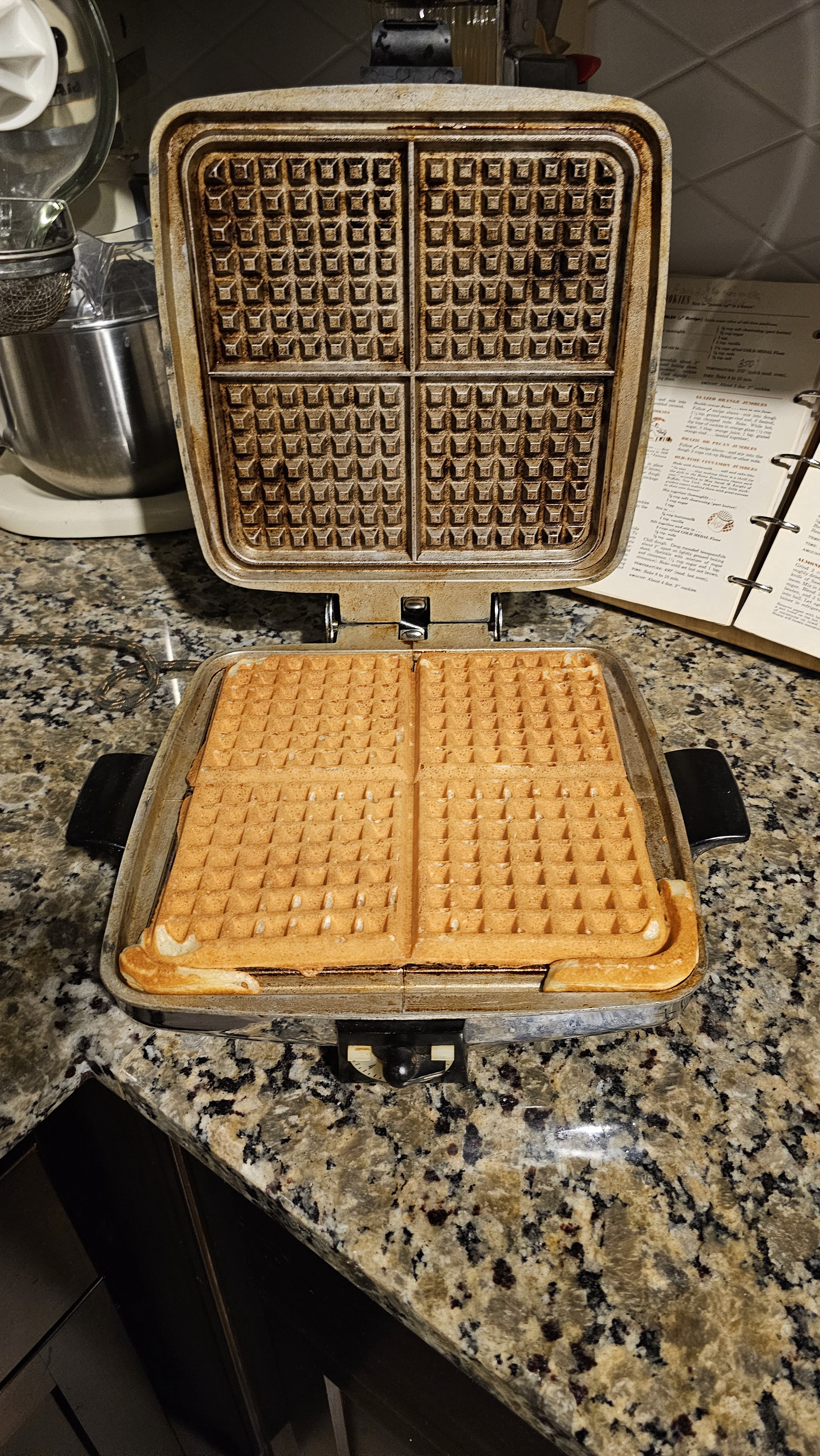 Behold, the Existence of the Perfect Waffle!