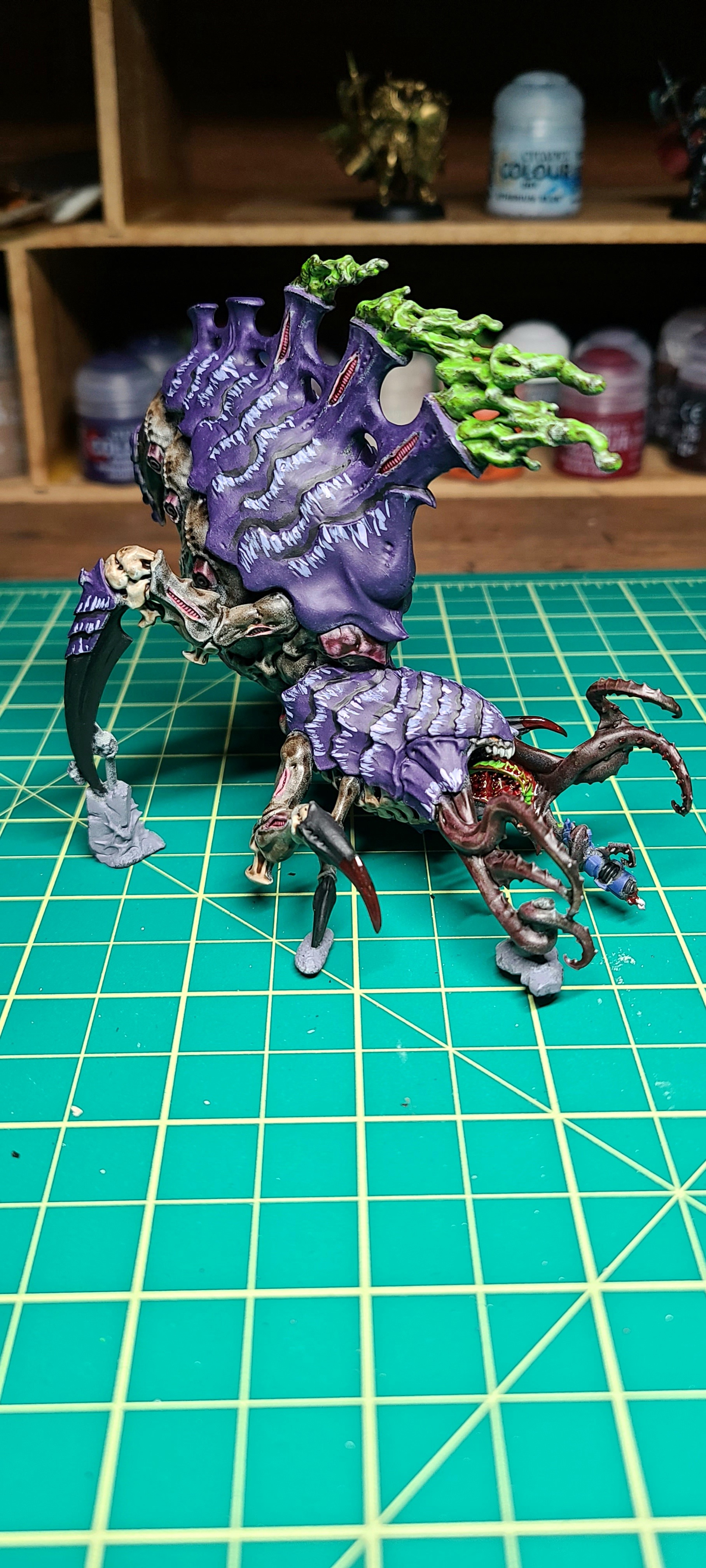 Just starting out in this hobby, but meet my xeno scum: the Psychophage!