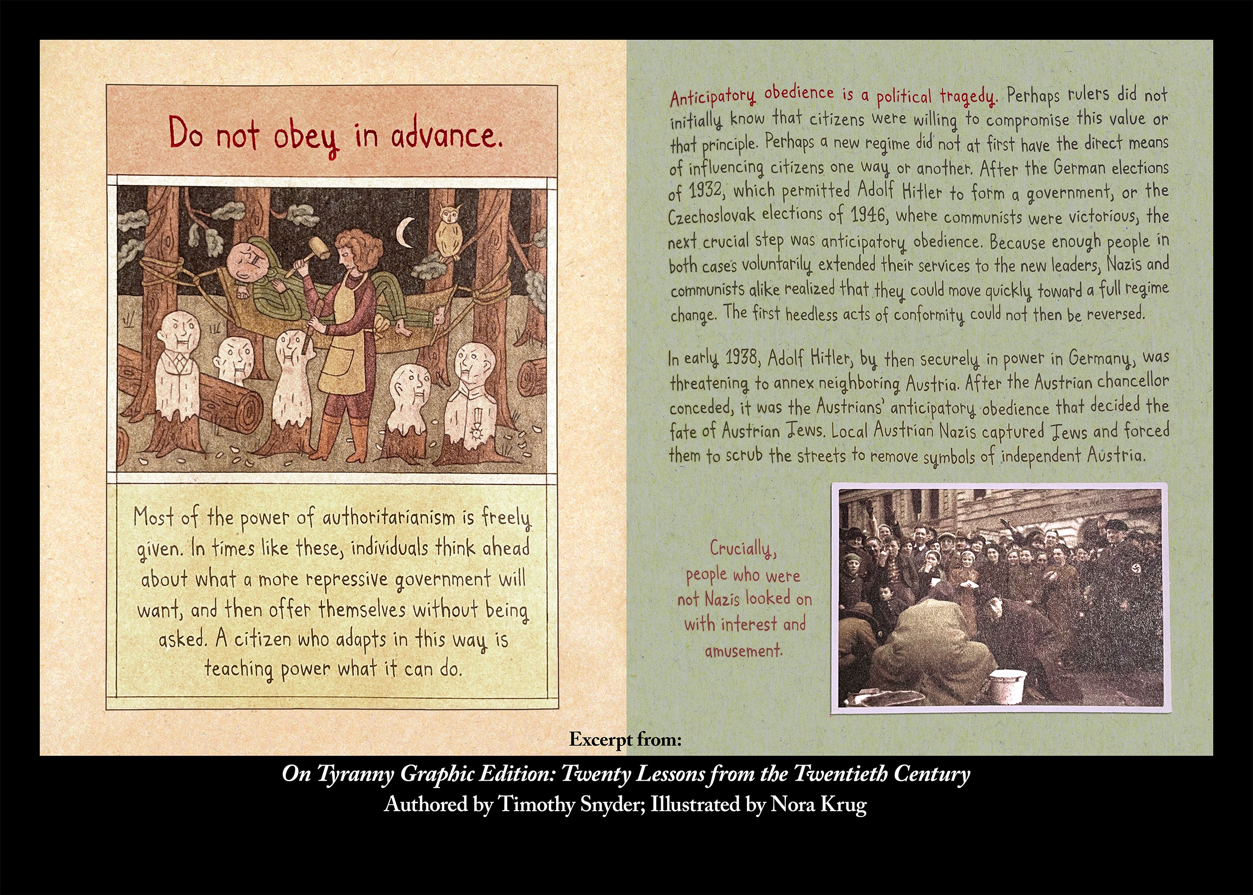 A Glimpse into 'On Tyranny': Graphic Insights from the Twentieth Century