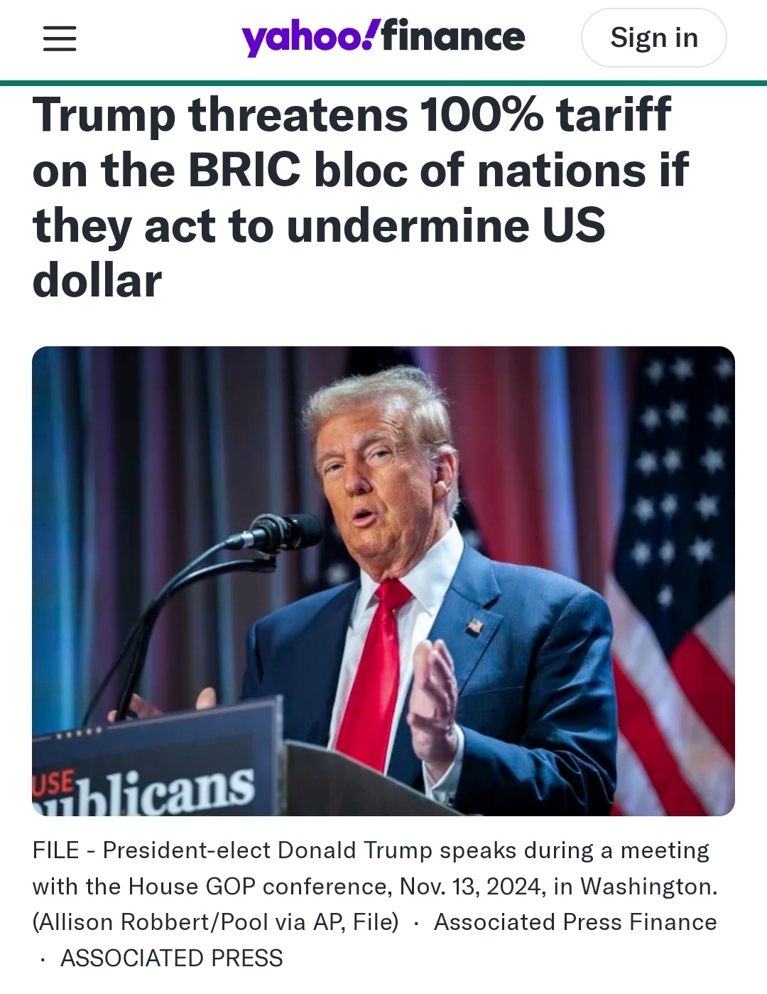 Warning: Undermining the US Dollar Could Lead to Economic Chaos for Republicans!