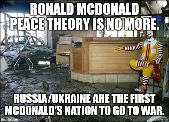 The End of the Golden Arches Theory