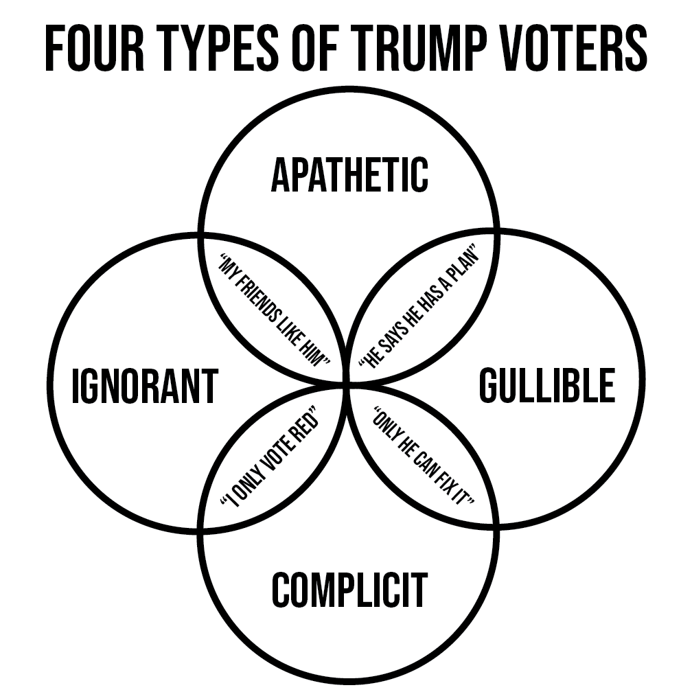 Exploring the Four Distinct Types of Trump Voters