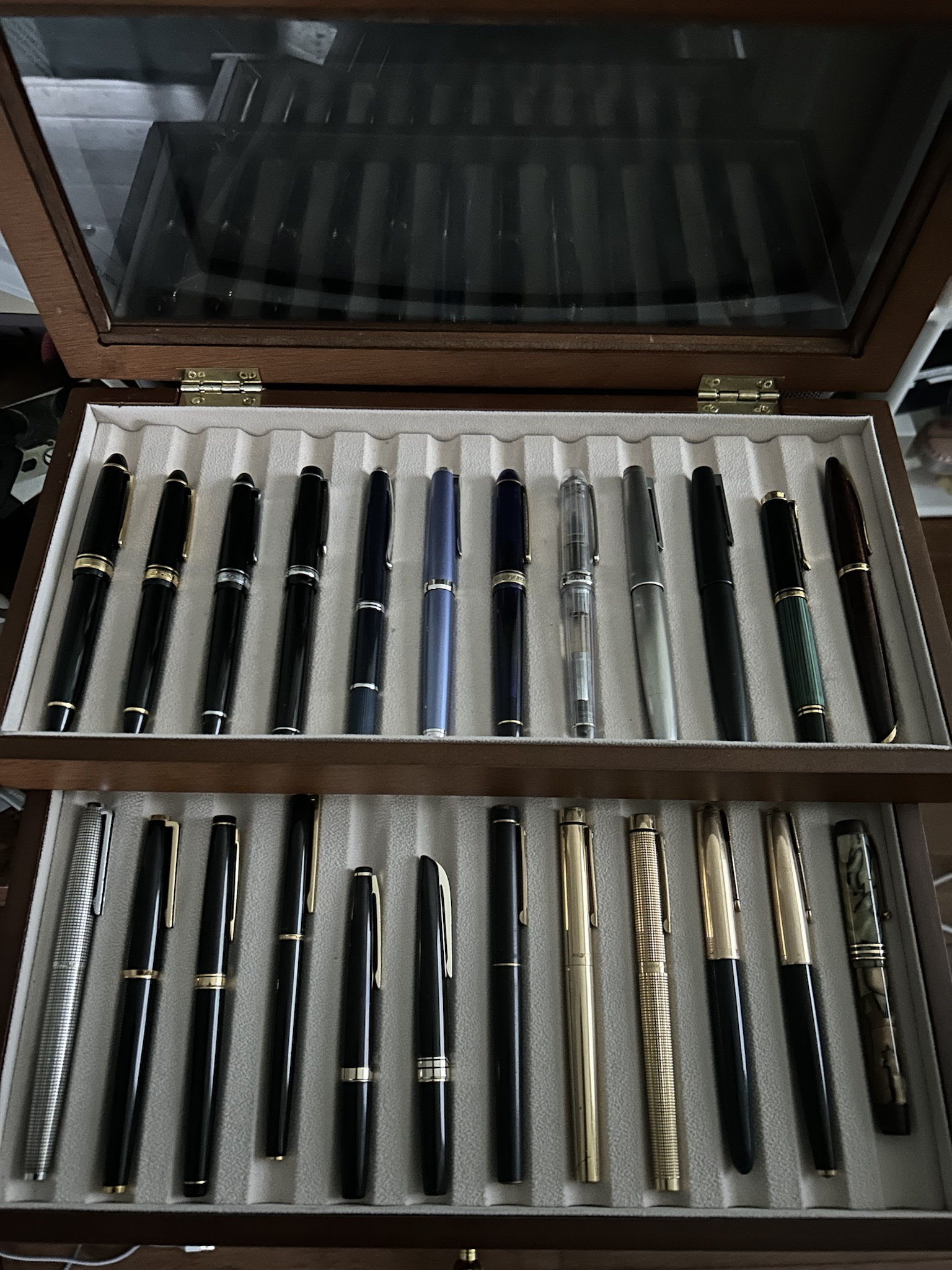 Exploring the Top Two Shelves of My Pen Case