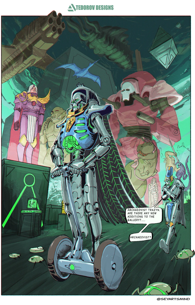 Dive into the World of Warhammer 40k with Necron Comics and Memes