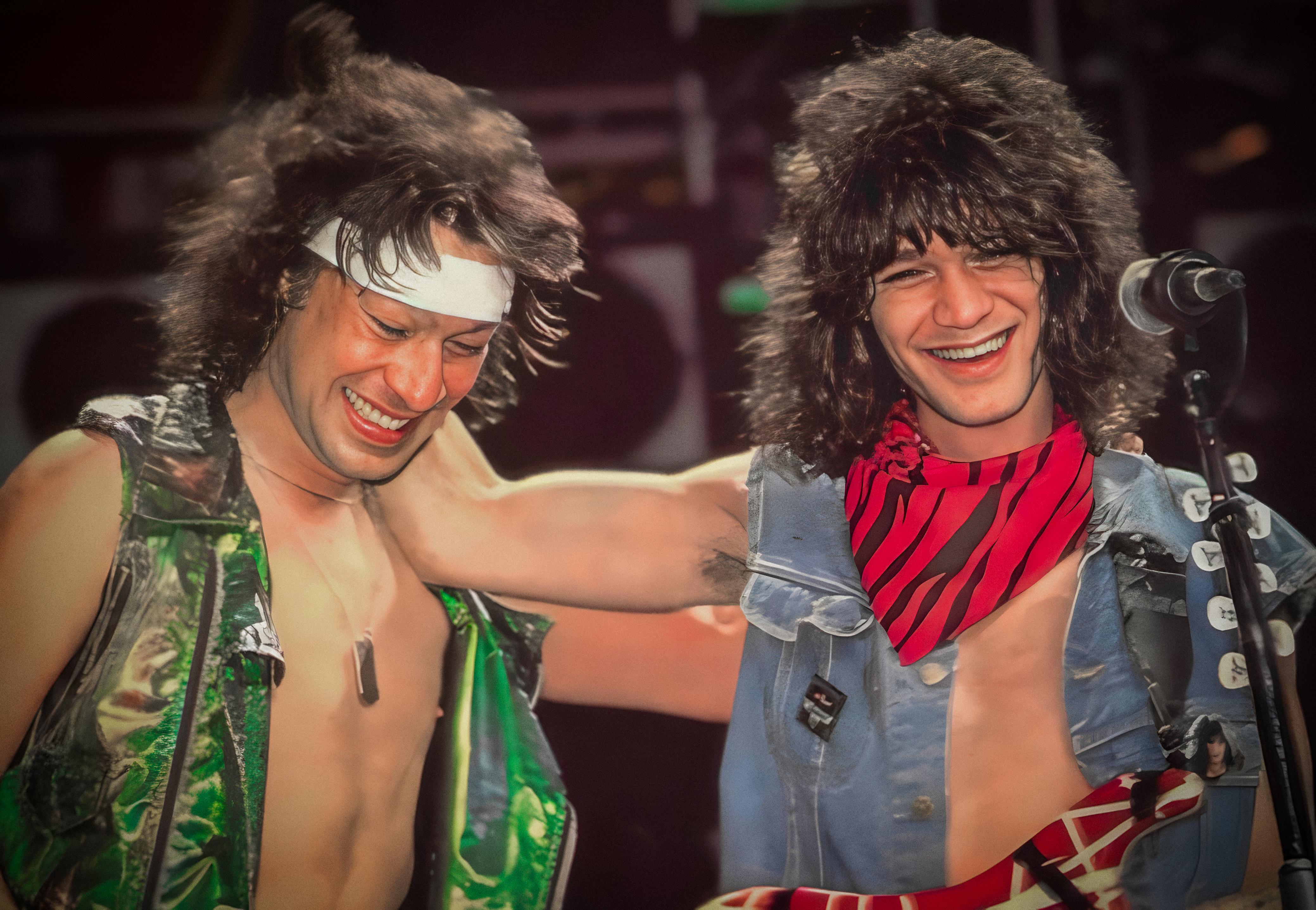 A Blast from the Past: Alex and Edward Van Halen in 1984