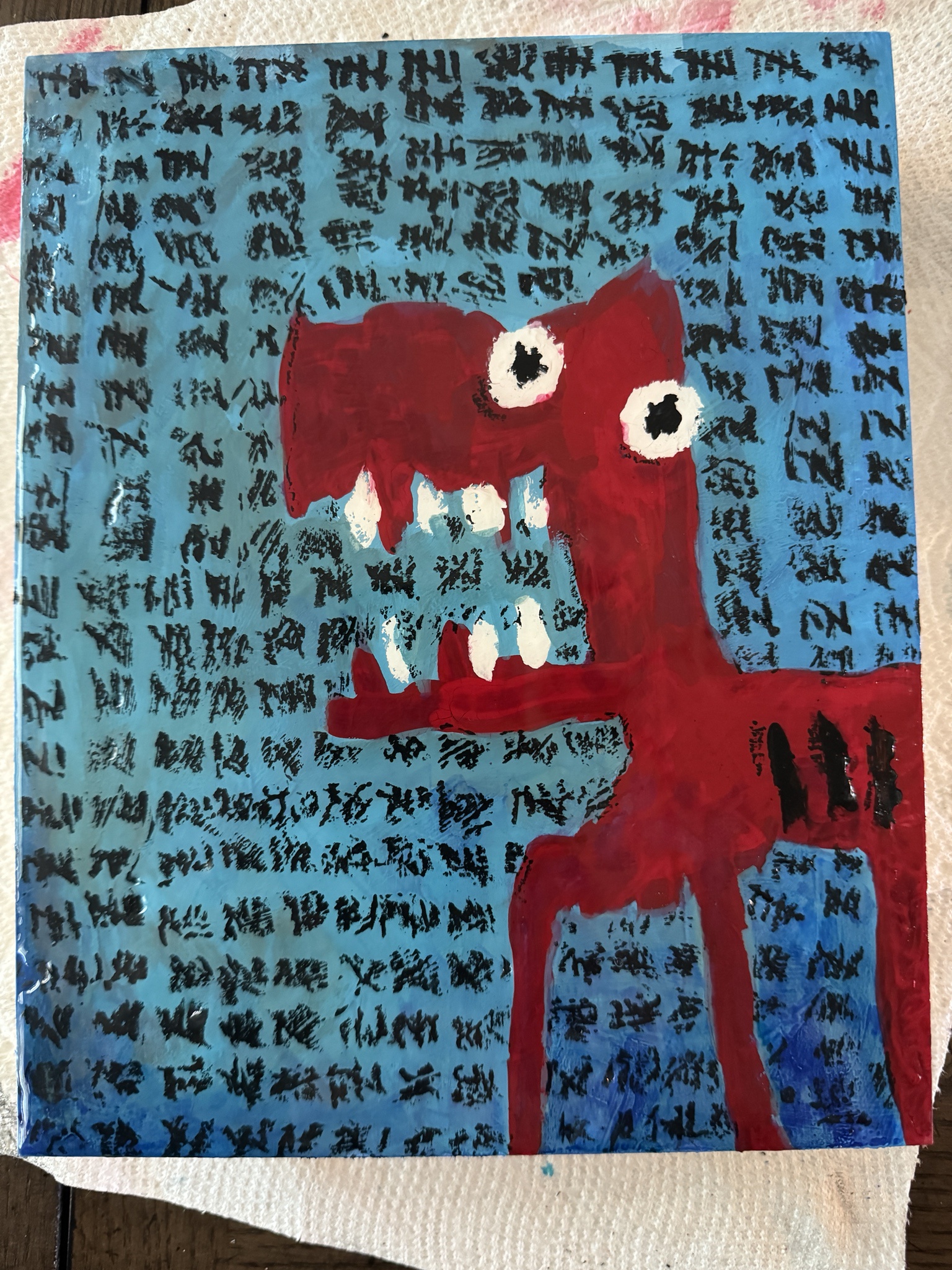 Trying Out a Unique Painting Style
