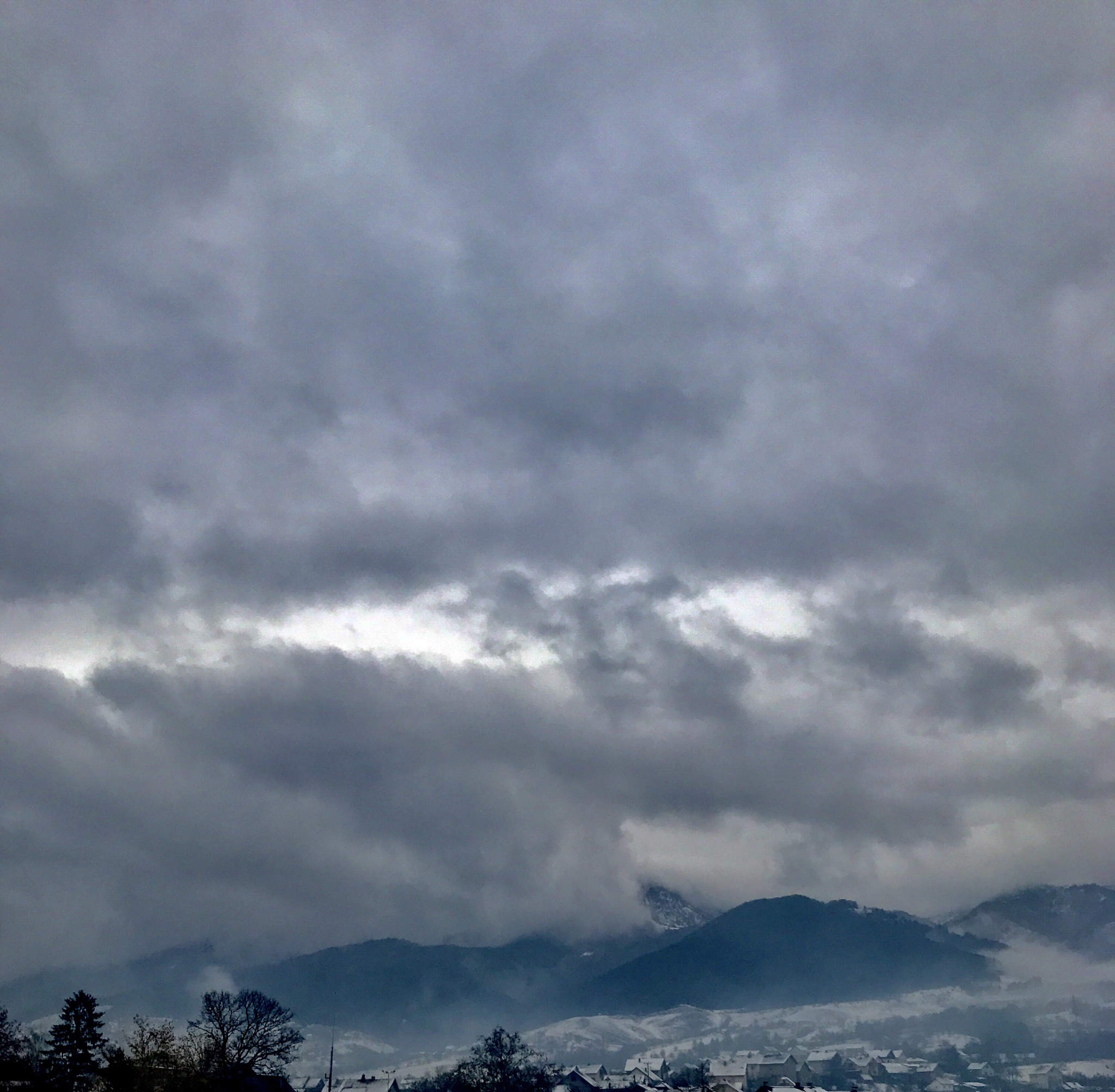 Winter's Cloudy Skies