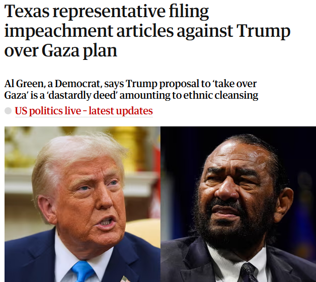 Texas Lawmaker Takes Bold Step: Impeachment Articles Against Trump Over Controversial Gaza Plan