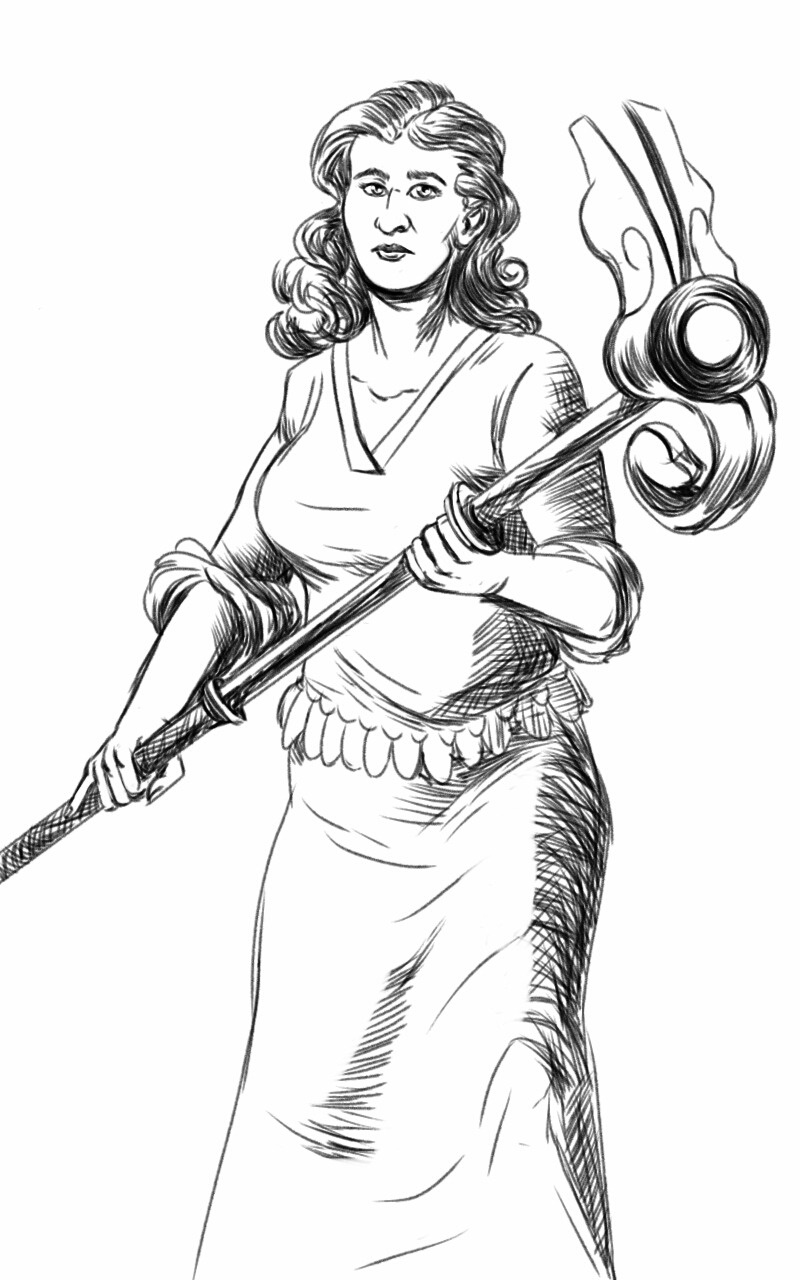 Daily Sketch: Unveiling the Enigmatic Town Sorceress