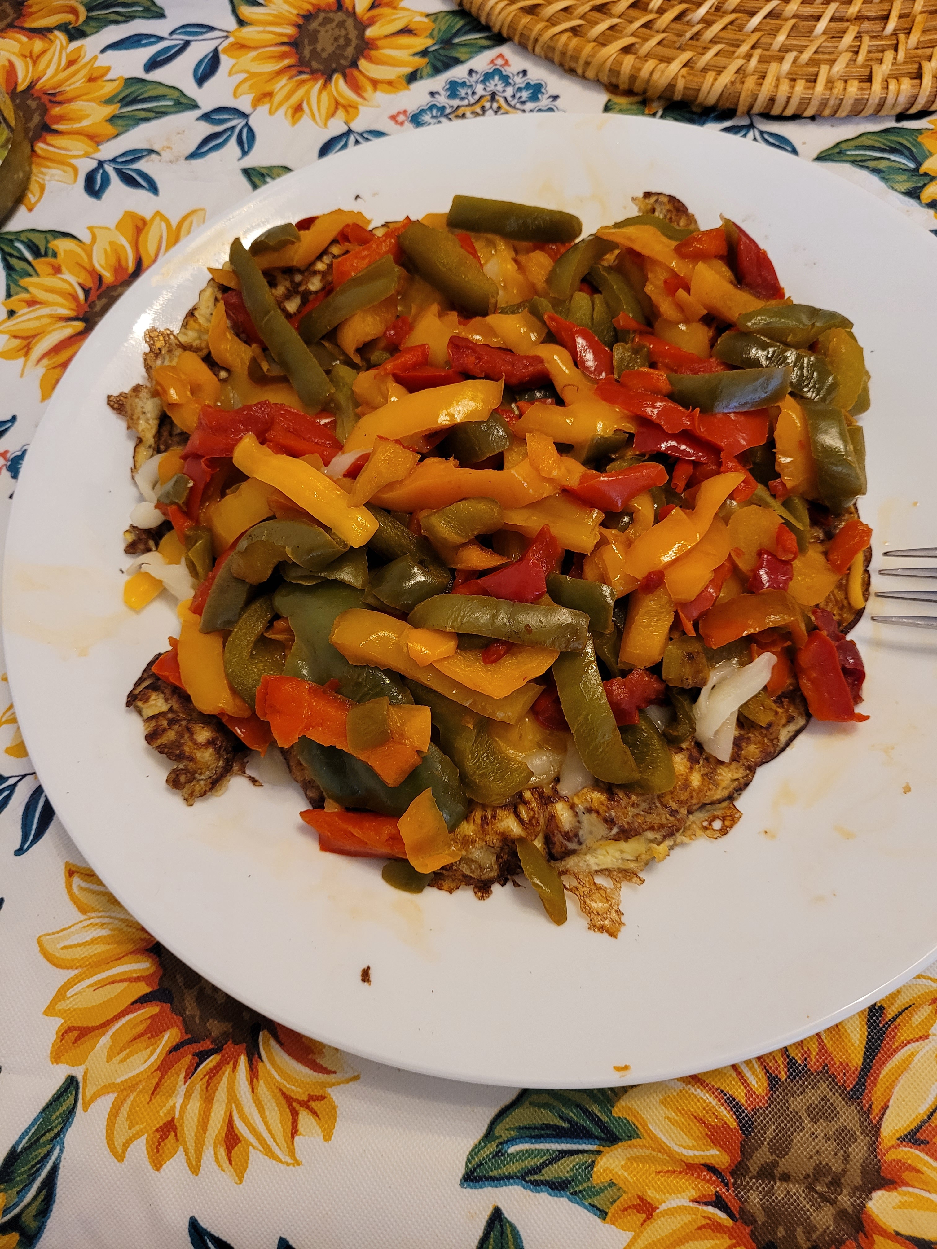 Maybe 14oz of Peppers Is a Bit Much for Just Three Eggs... Maybe.