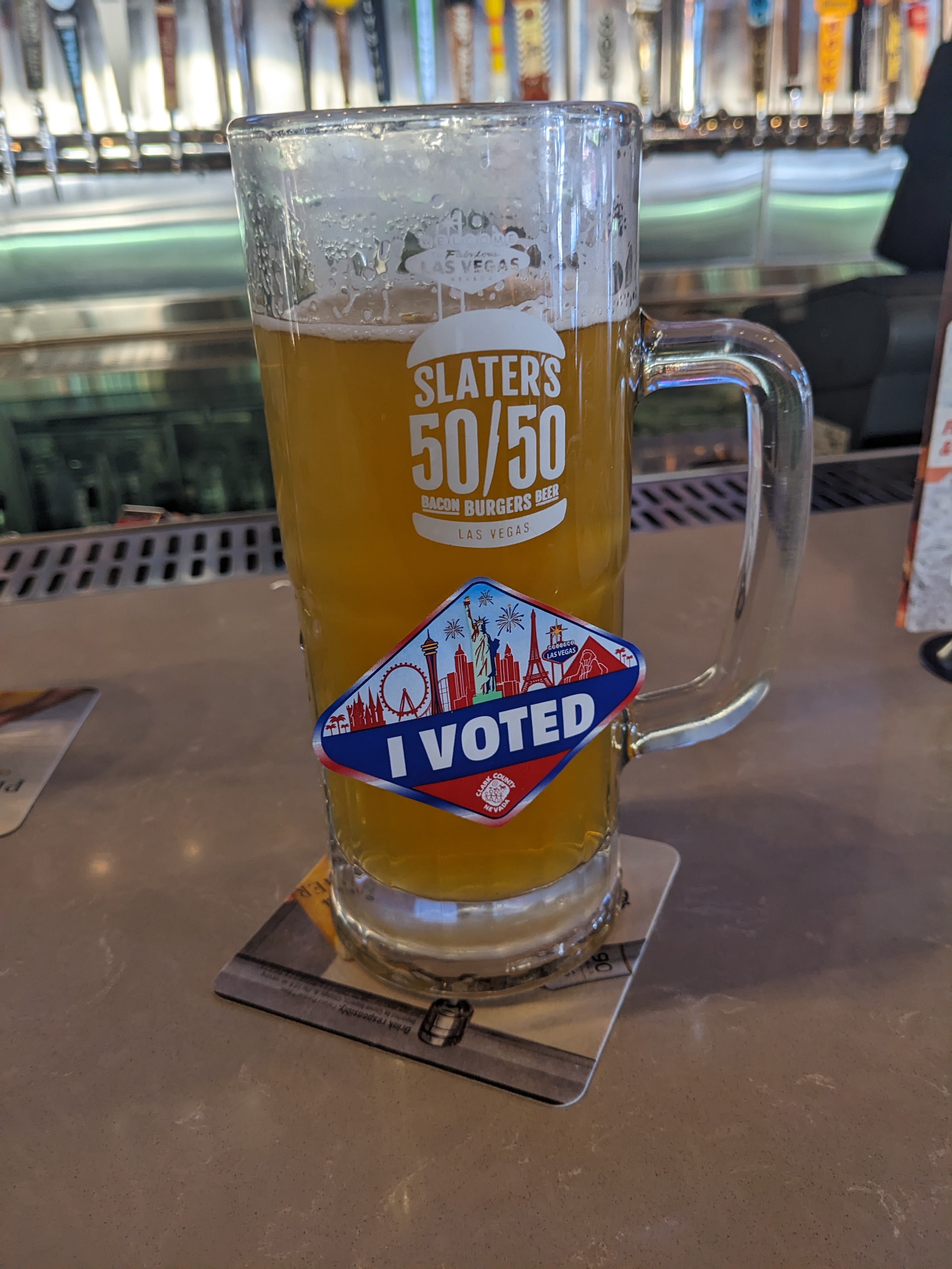 Cheers to Civic Duty: Enjoying a Beer in Celebration!