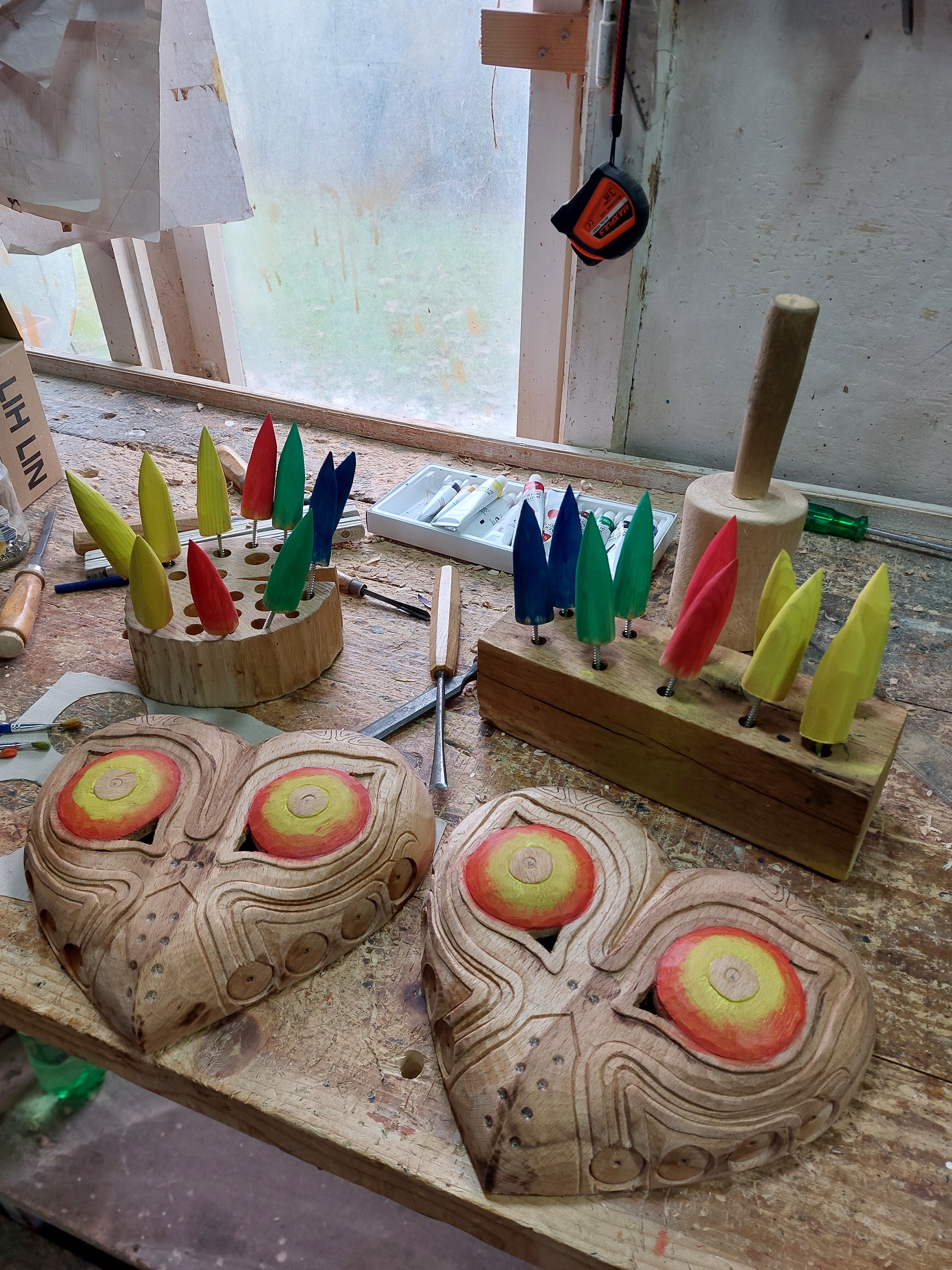 Crafting Majora's Masks: A Fun Journey Through the Painting Process