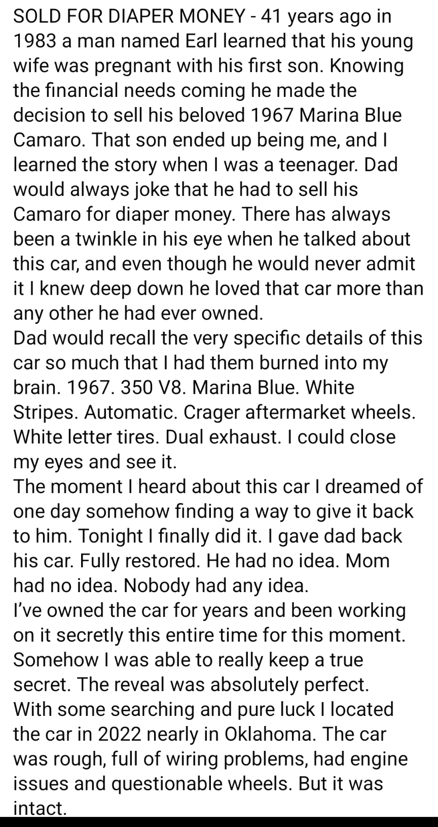 A Heartwarming Tale of an Amazing Dad Named Earl