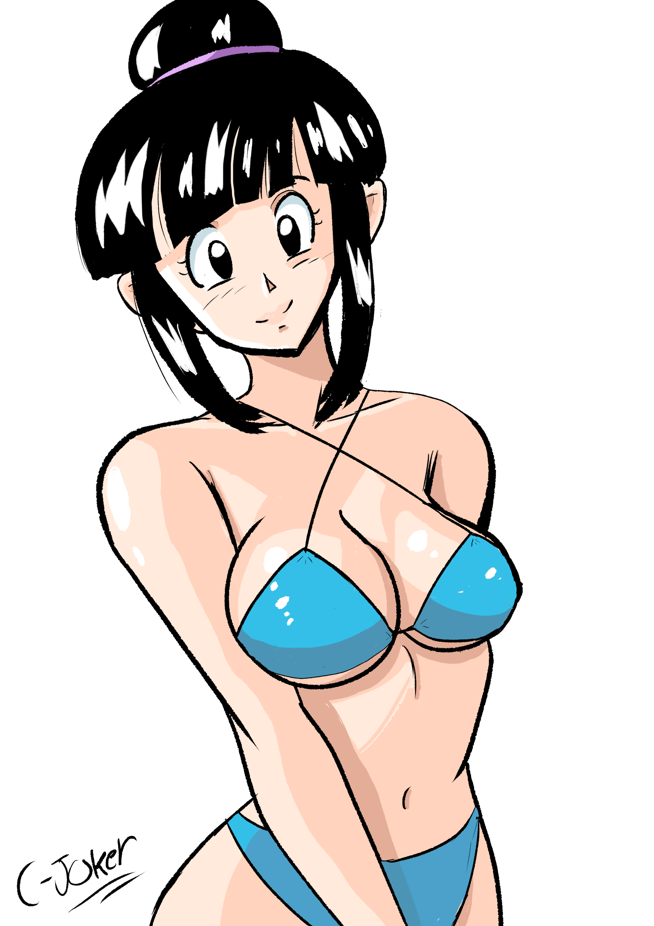 My Artistic Take on Chichi: A Drawing I Created