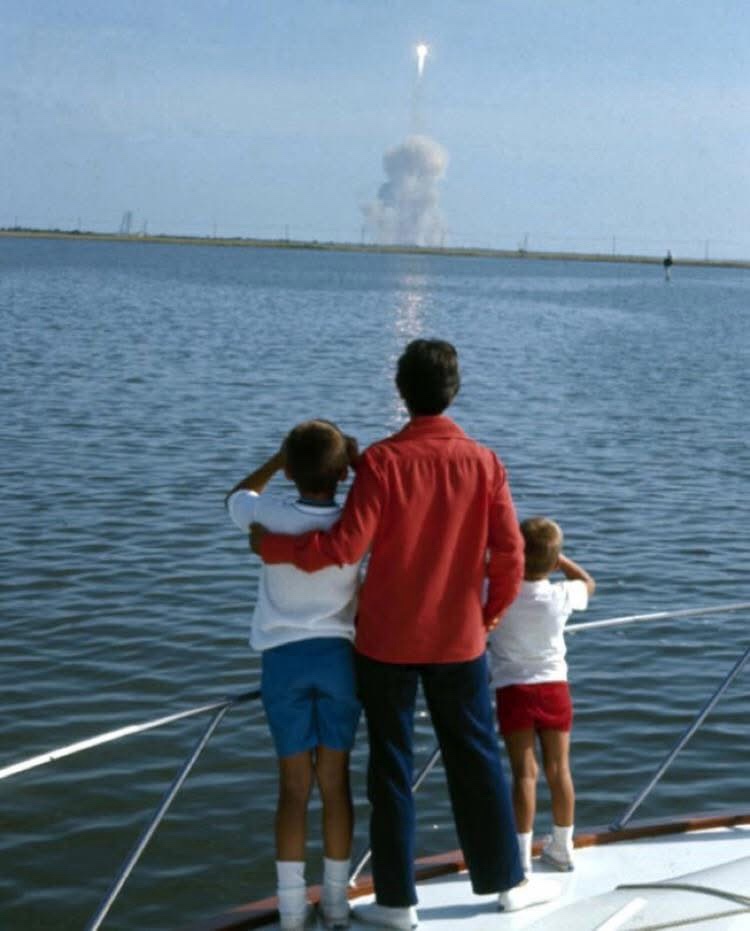 A Historic Moment: Neil Armstrong's Family Watches His 1969 Moon Launch