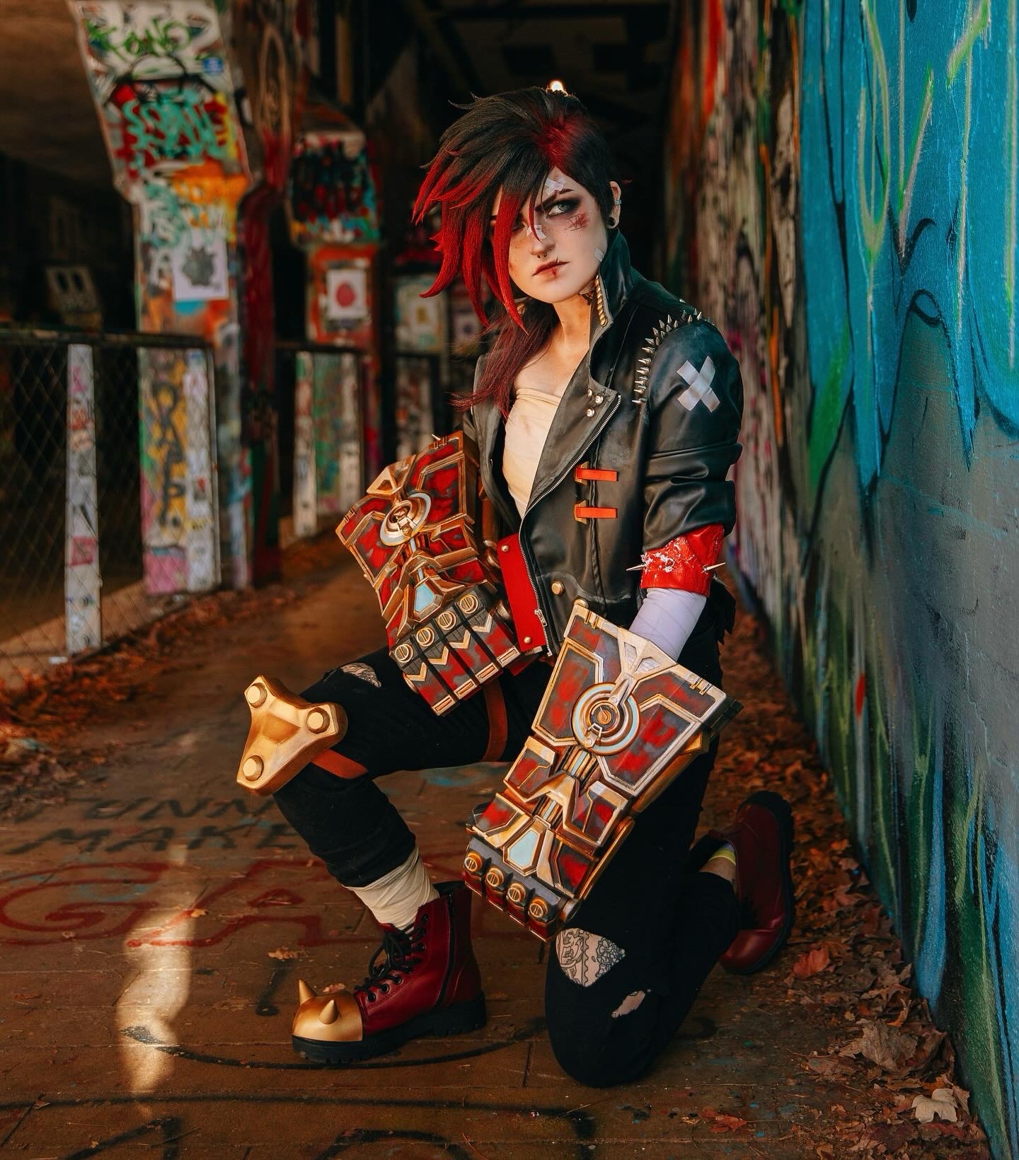 Brawler Vi Cosplay from Arcane: A Stunning Transformation