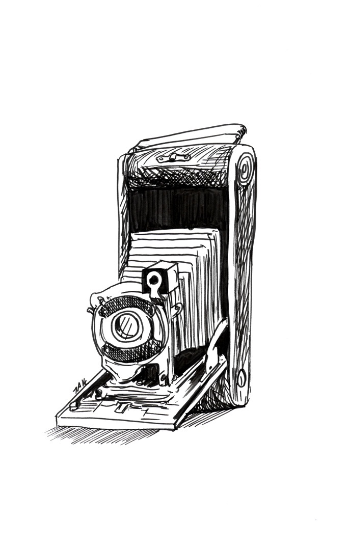 Daily Sketch: Capturing Moments with a Camera