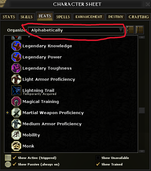 Discovering Unique Feats in Dungeons and Dragons Online