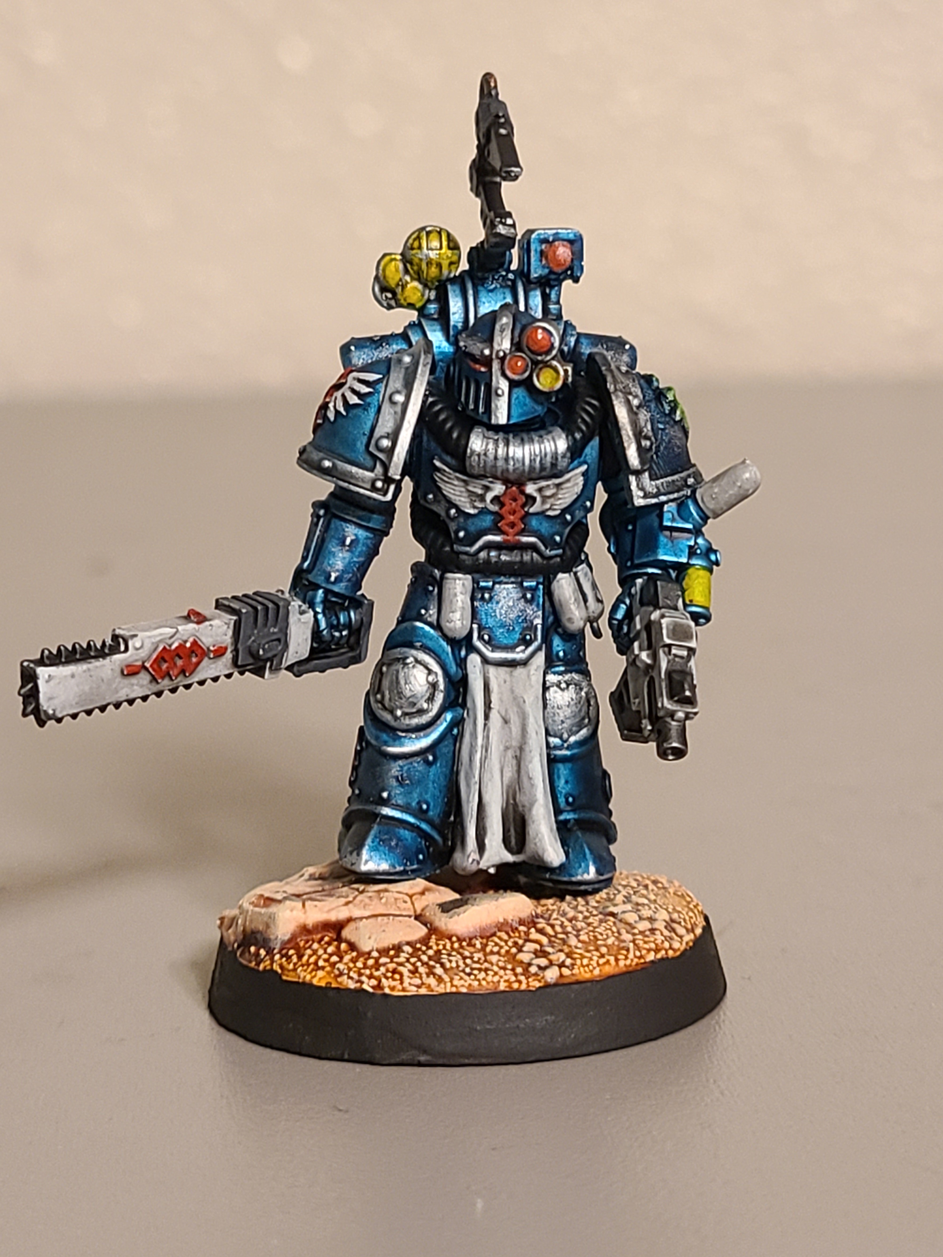 The Alpha Legion Apothecary Decked Out in Mk3 Armor
