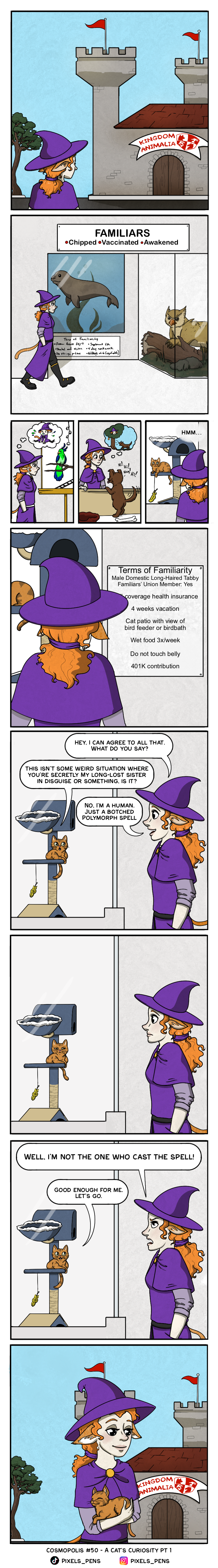 Cosmopolis #50: Unraveling a Cat's Curiosity - Part 1