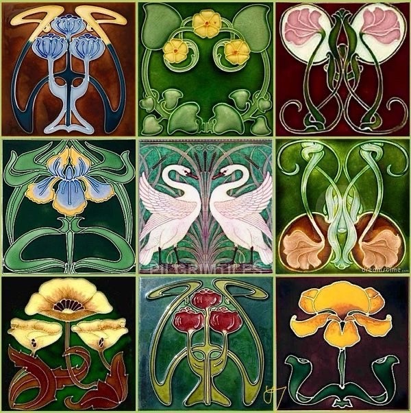 Art Nouveau enthusiasts, what’s holding you back from using this stunning tile design for your kitchen backsplash?