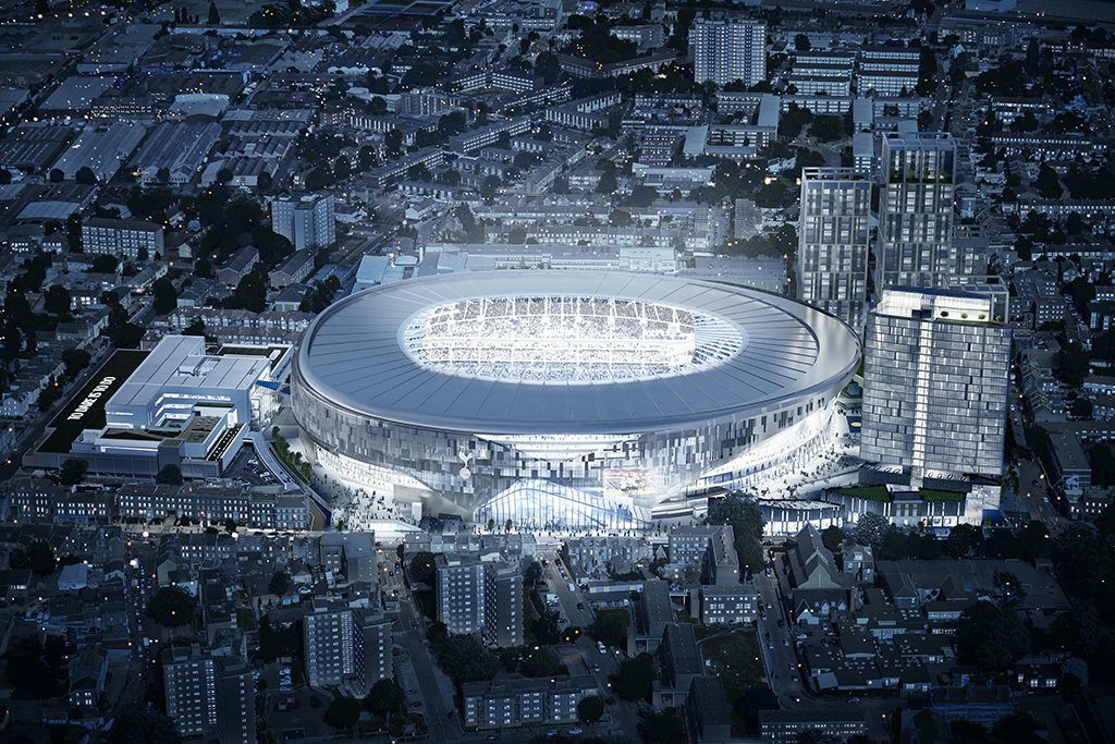 Concept Art for Tottenham Hotspur Stadium: A Glimpse from 2017