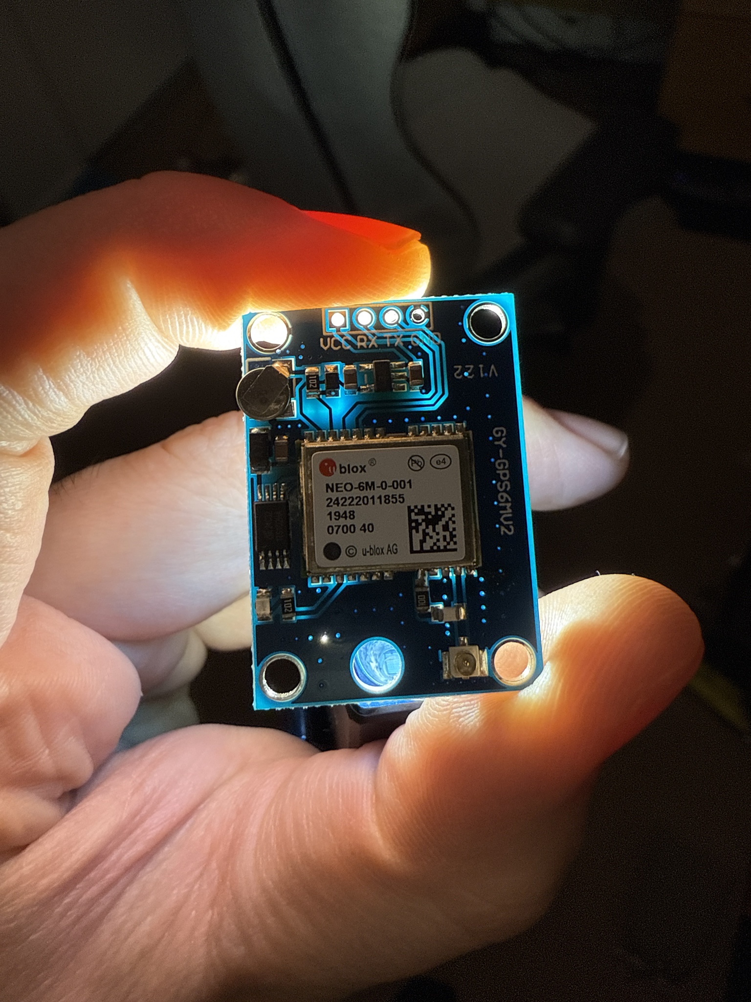 Inside the GPS Circuit Board