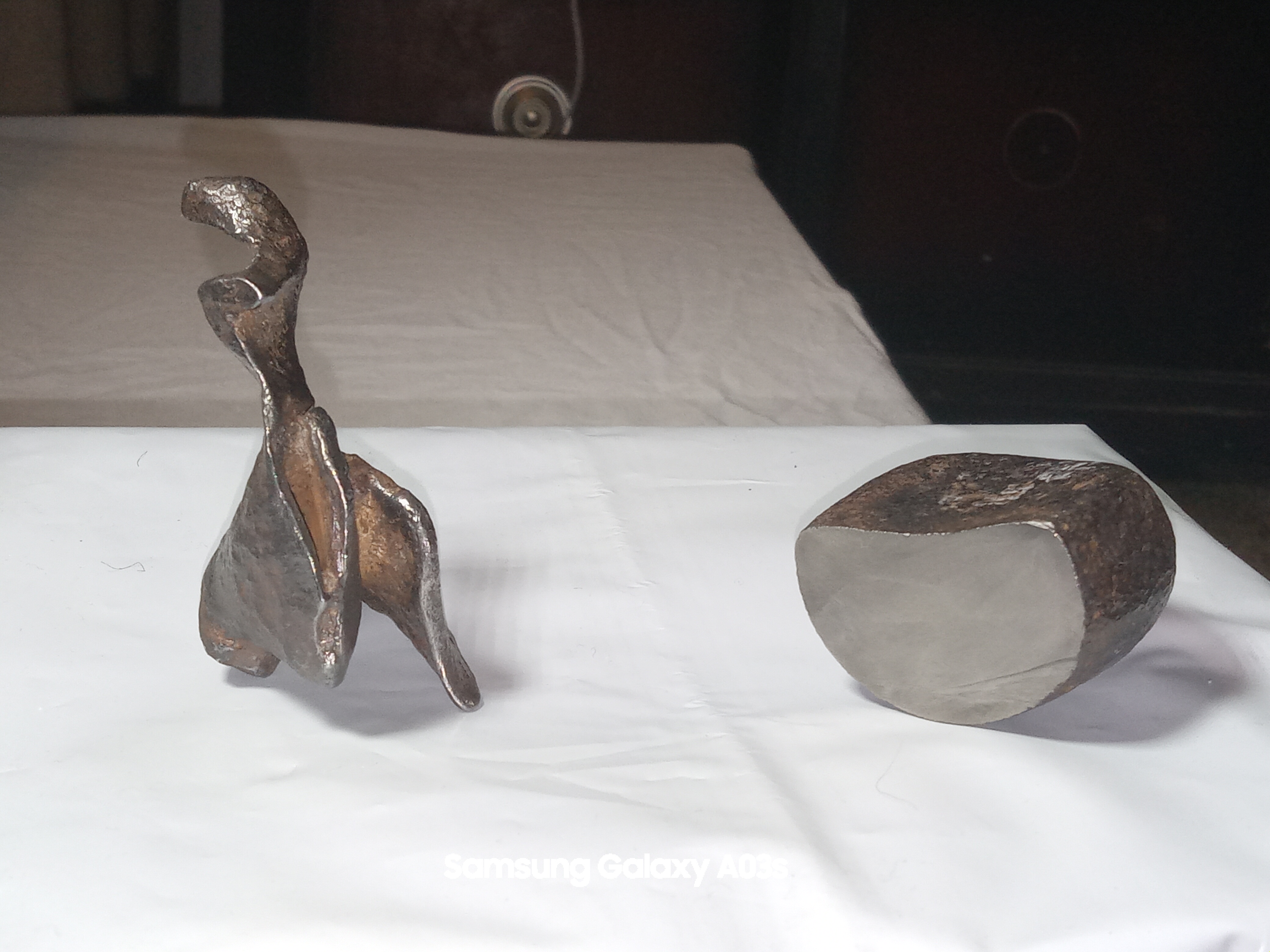 Suspected Iron Meteorites: Unique Orientations and Fragmentation, Including the 'Pack Man' Style