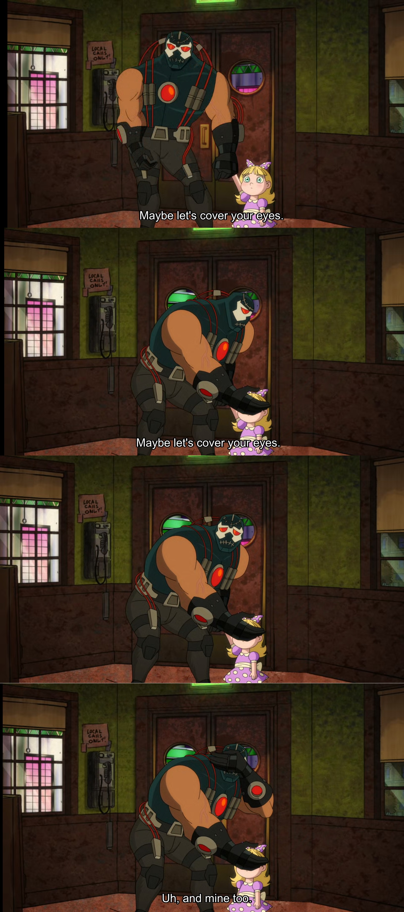 Bane and Goldilocks: A Unique Reaction Image