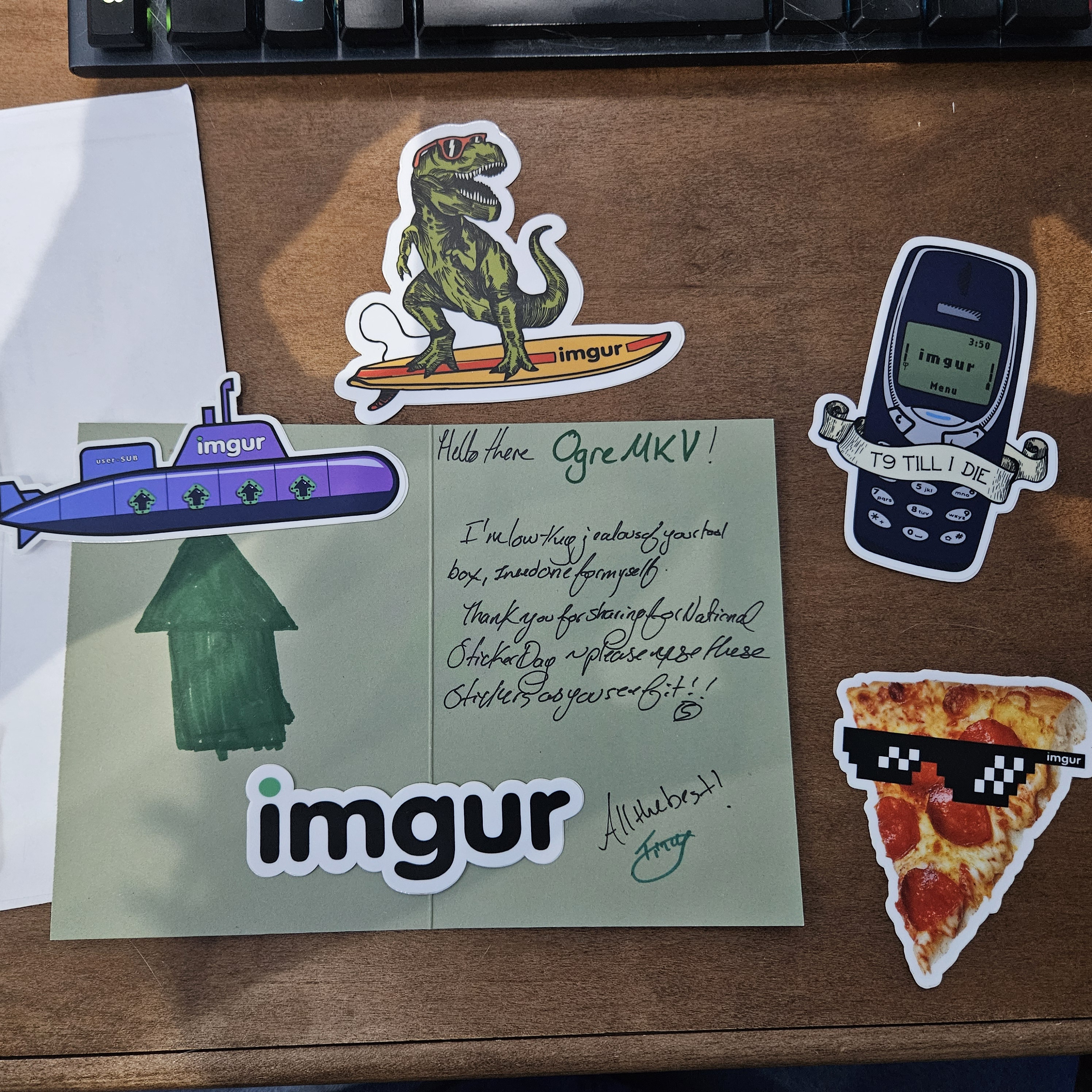 Celebrating Imgur Sticker Day in style!