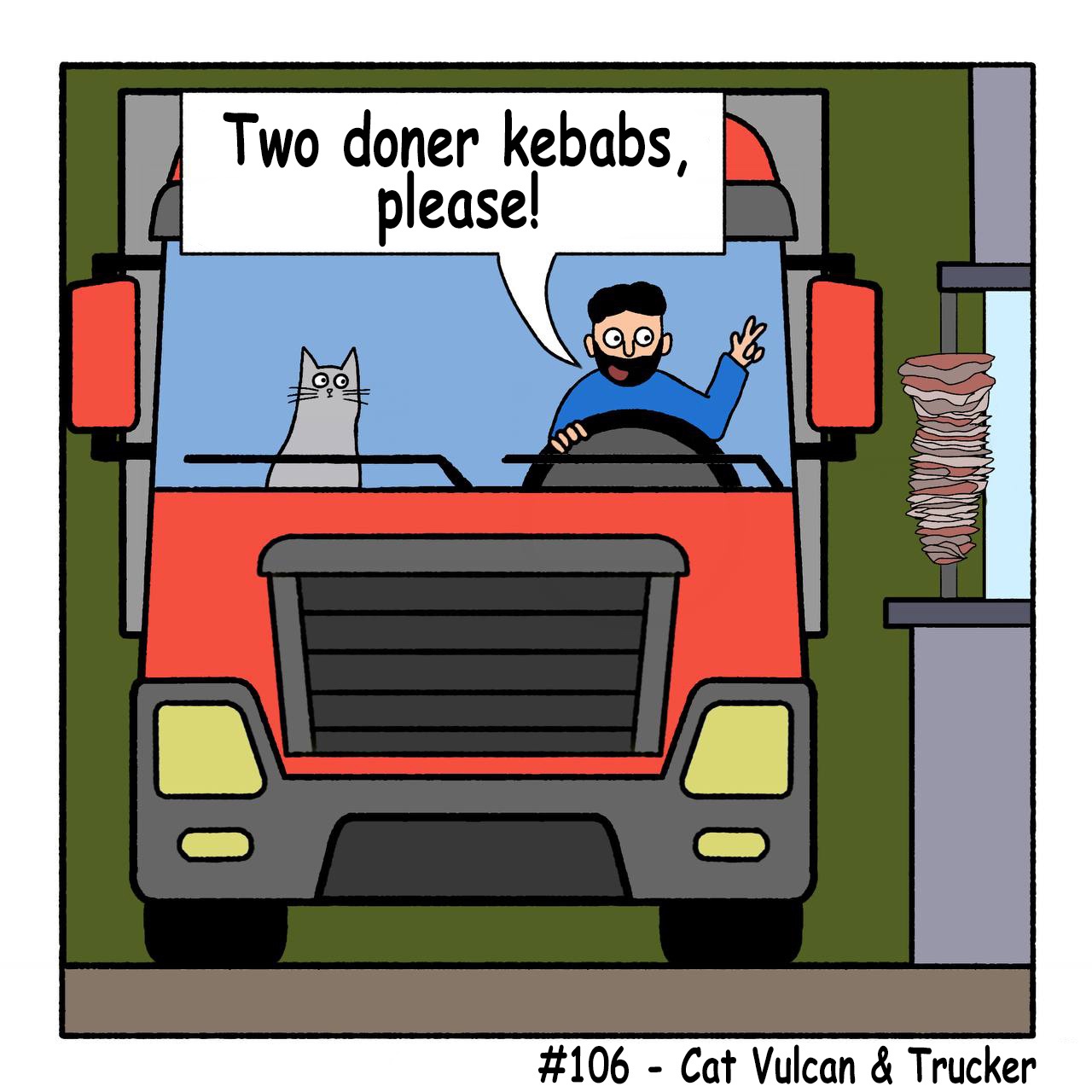 Meet Cat Vulcan & Trucker: A Unique Duo [OC]