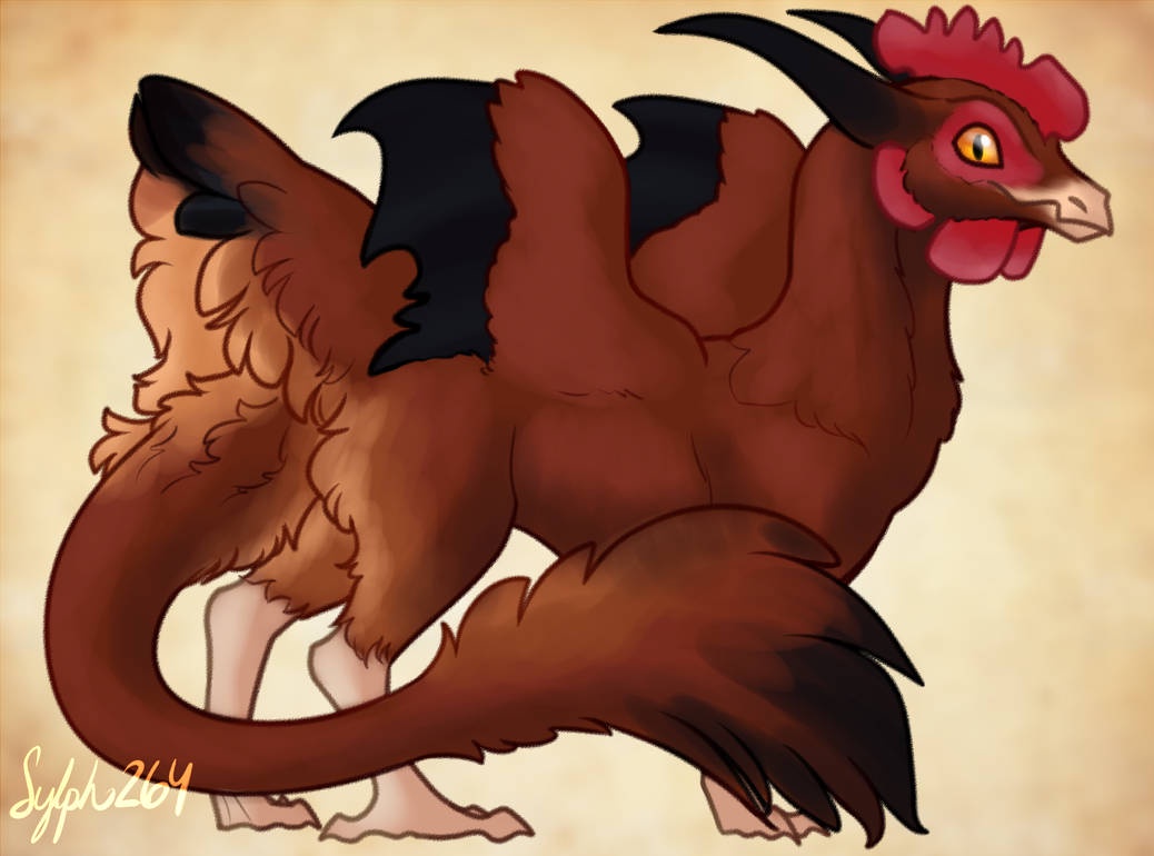 Meet the Legendary Rhode Island Red Chicken Dragon!