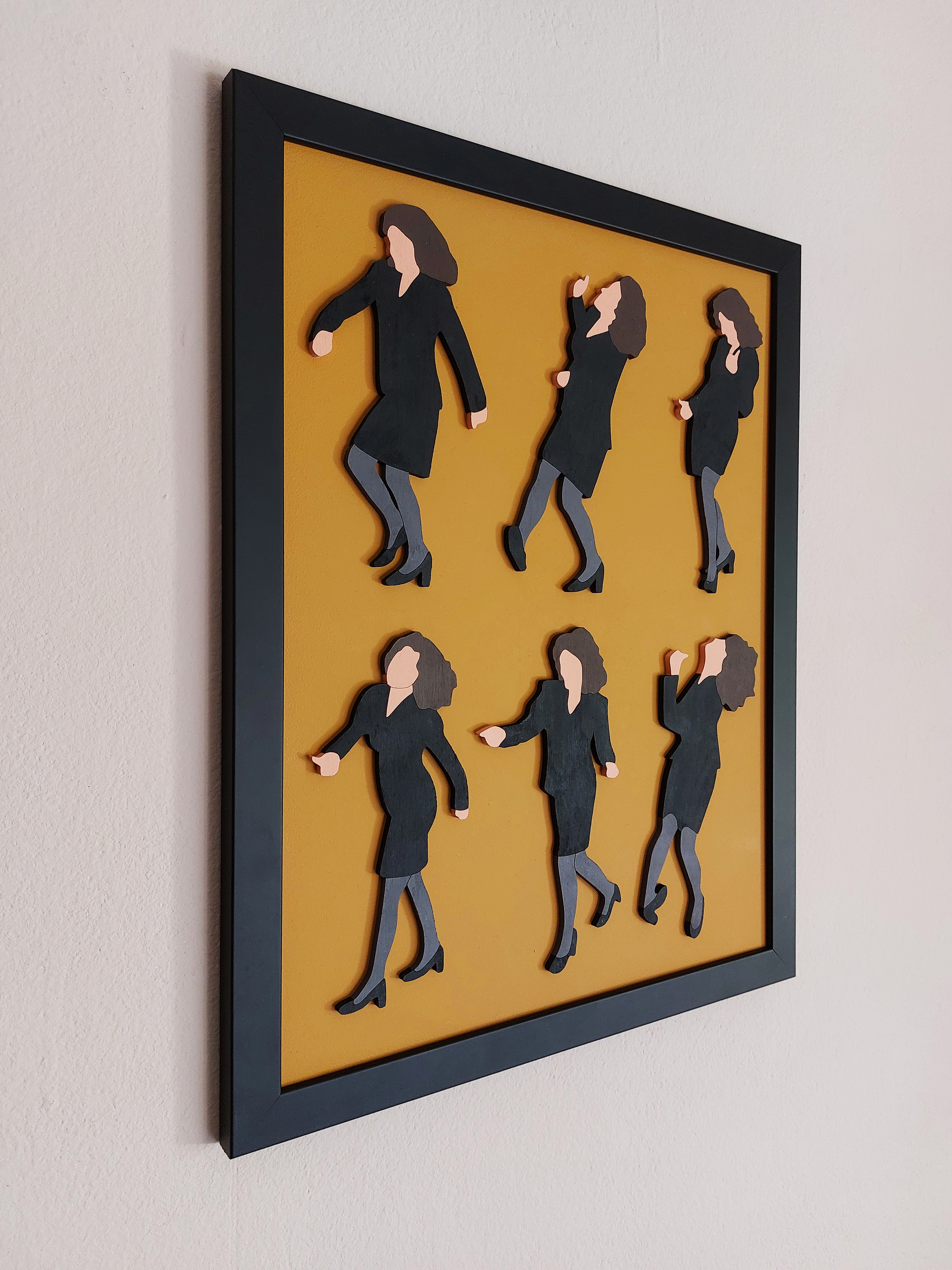 Crafting a Wooden Wall Art Tribute to Elaine's Dance Scene in The Little Kicks