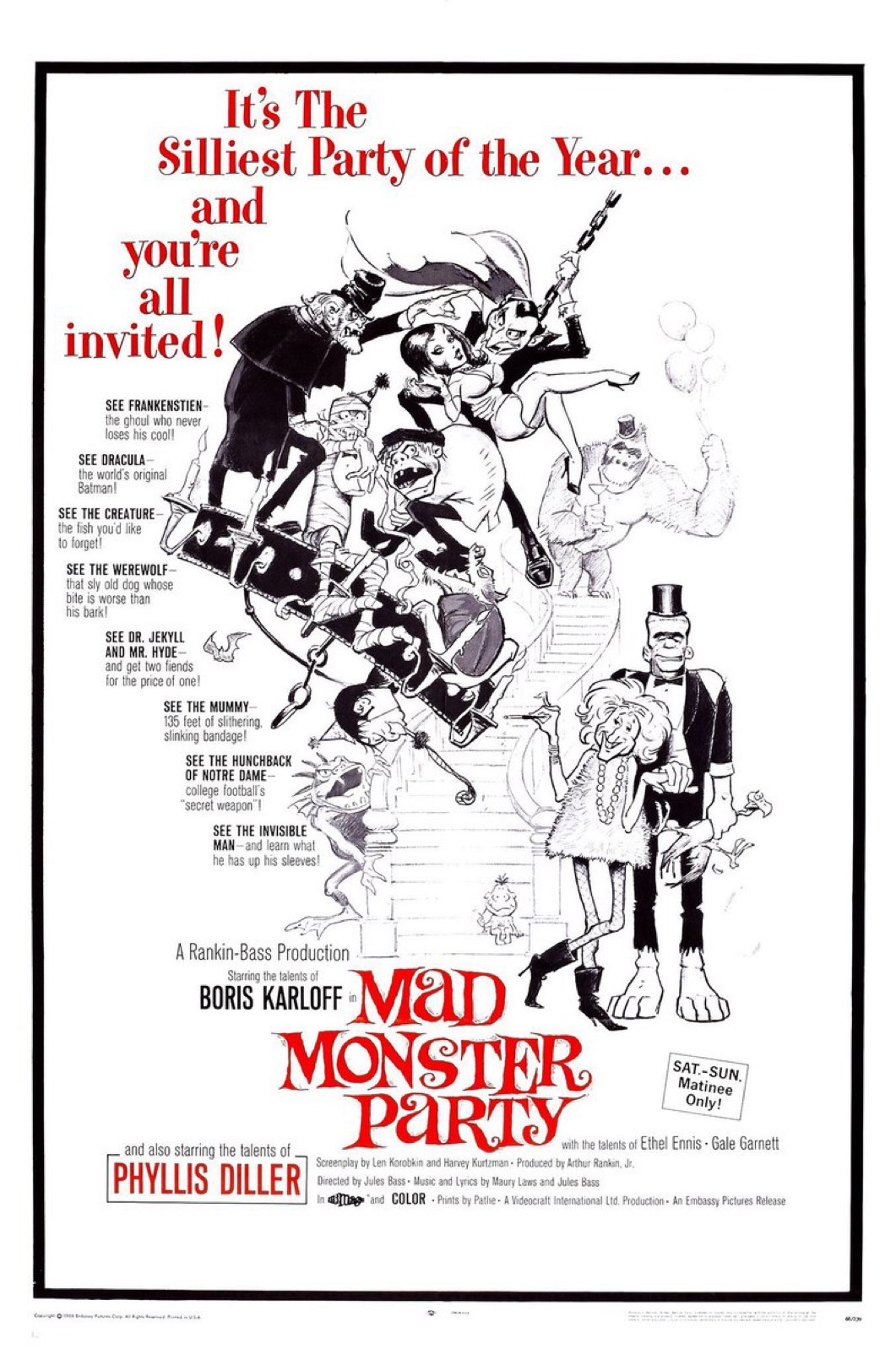 Throwback to 1967: The release of 'Mad Monster Party' by Rankin/Bass Productions