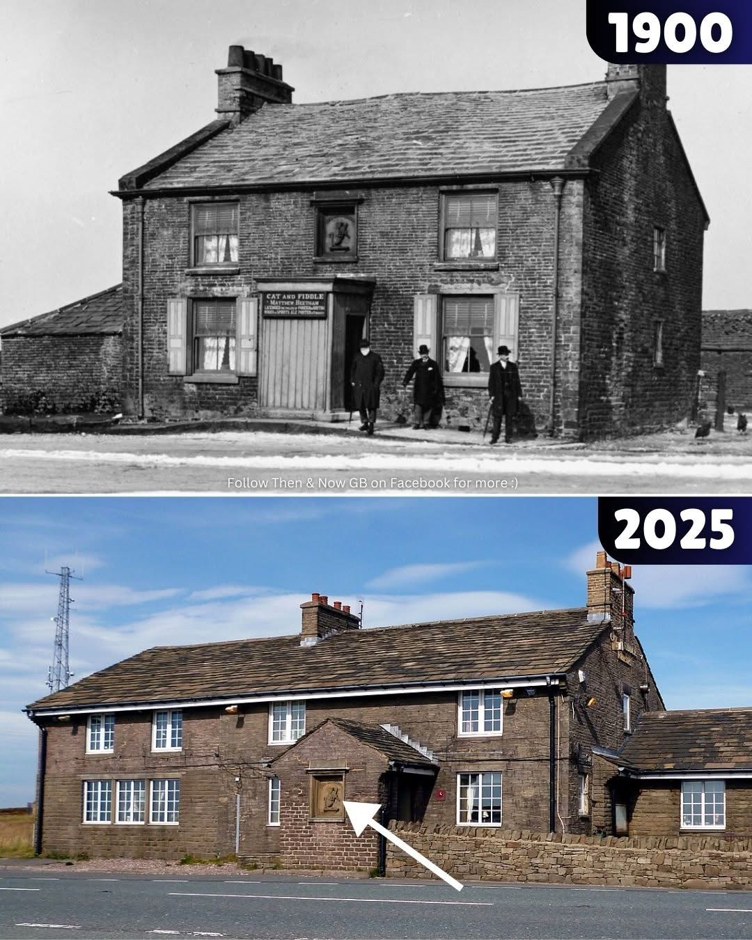 A Glimpse into History: The Cat and Fiddle Inn Then and Now