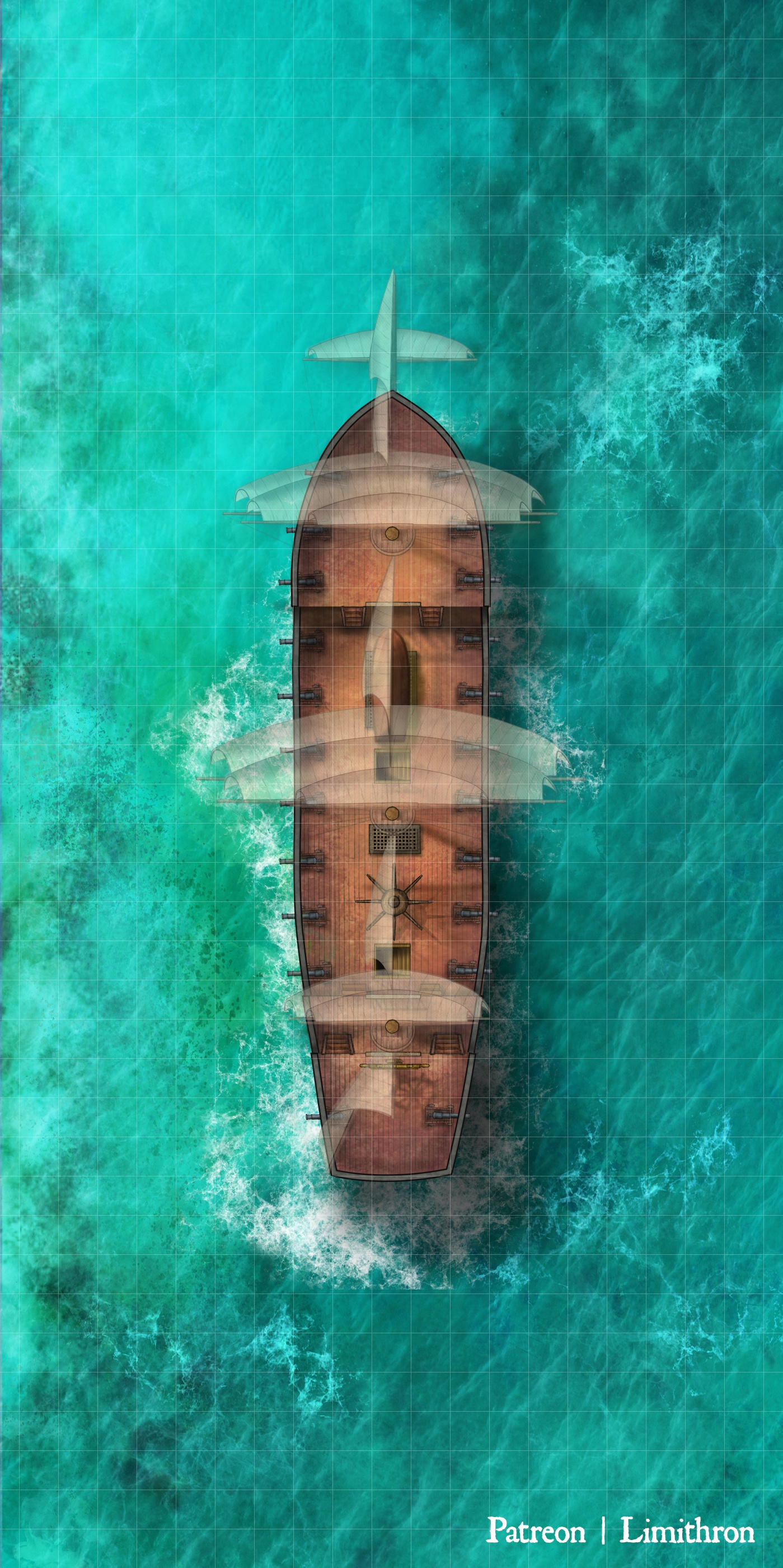 Discover These Curated D&D Battle Maps for Ships