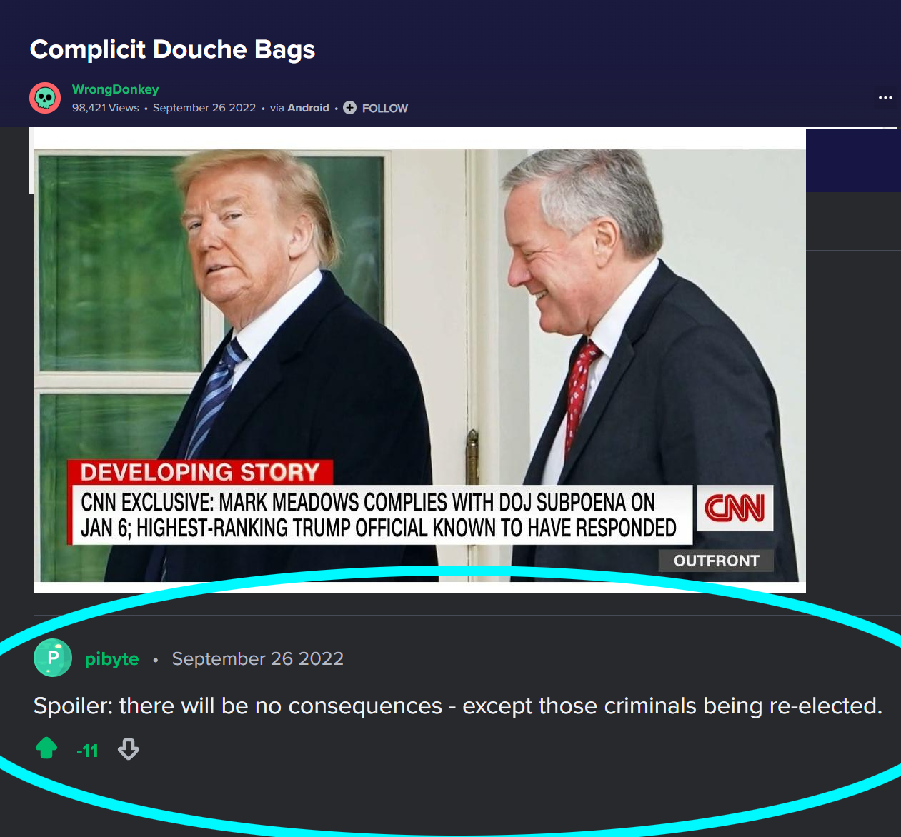 Looking back at my most downvoted comment: it seems to have aged like fine wine