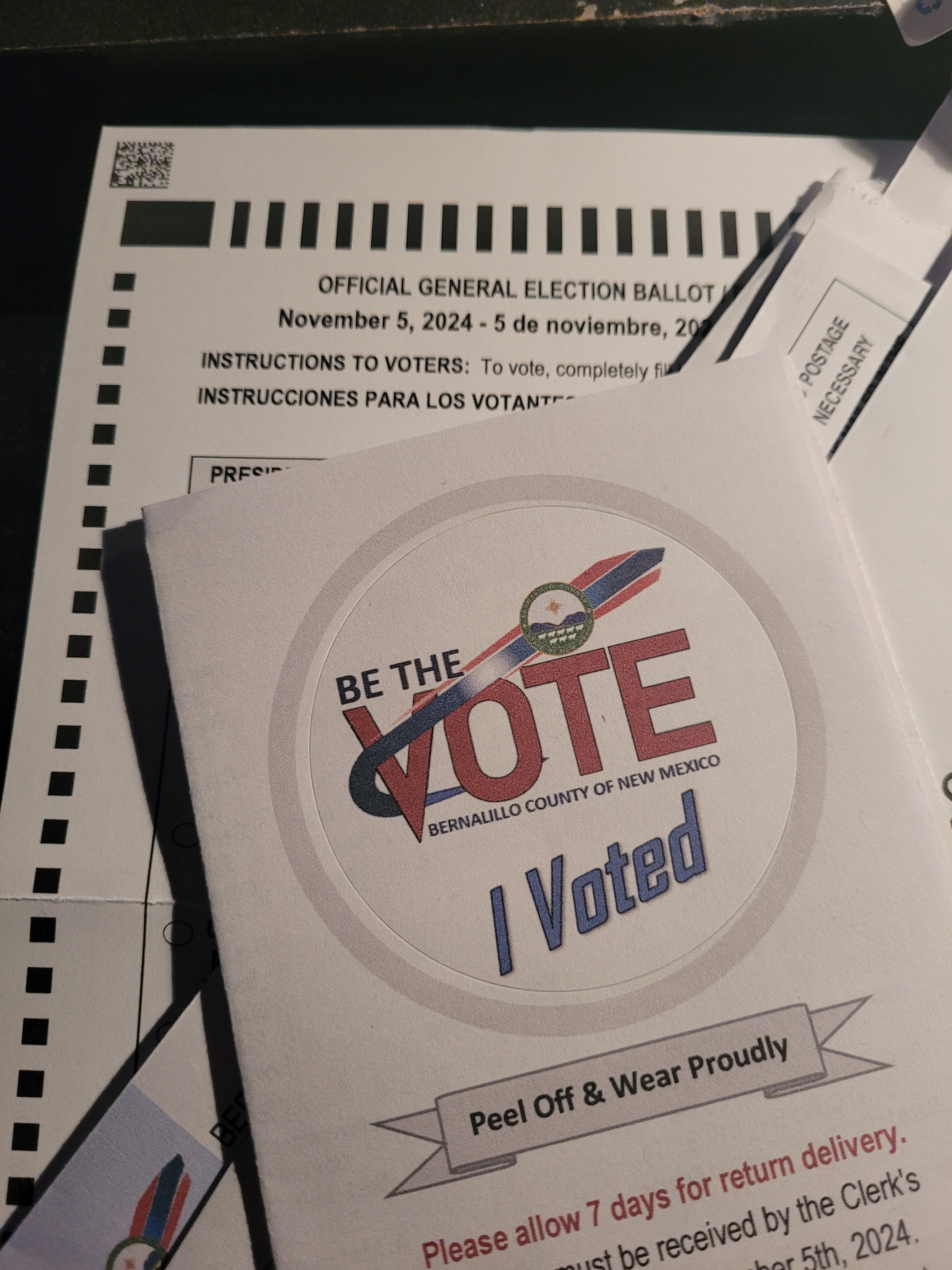 I proudly cast my vote!