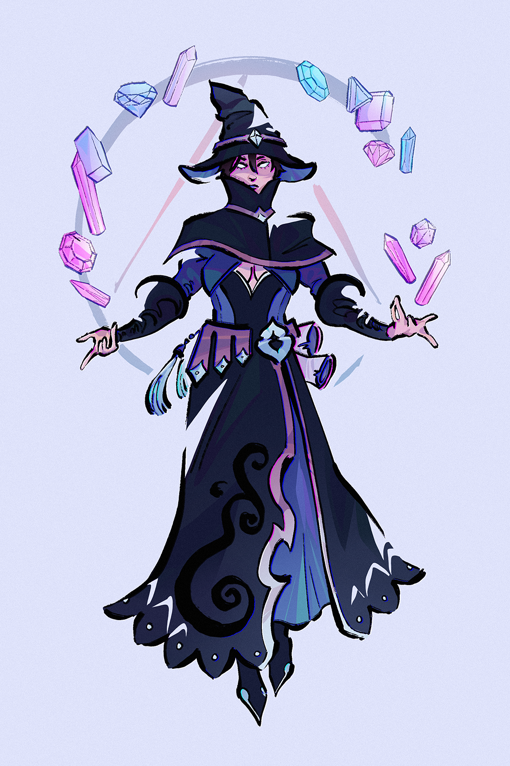 Inktober Day 29: The Enigmatic Alchemist Witch