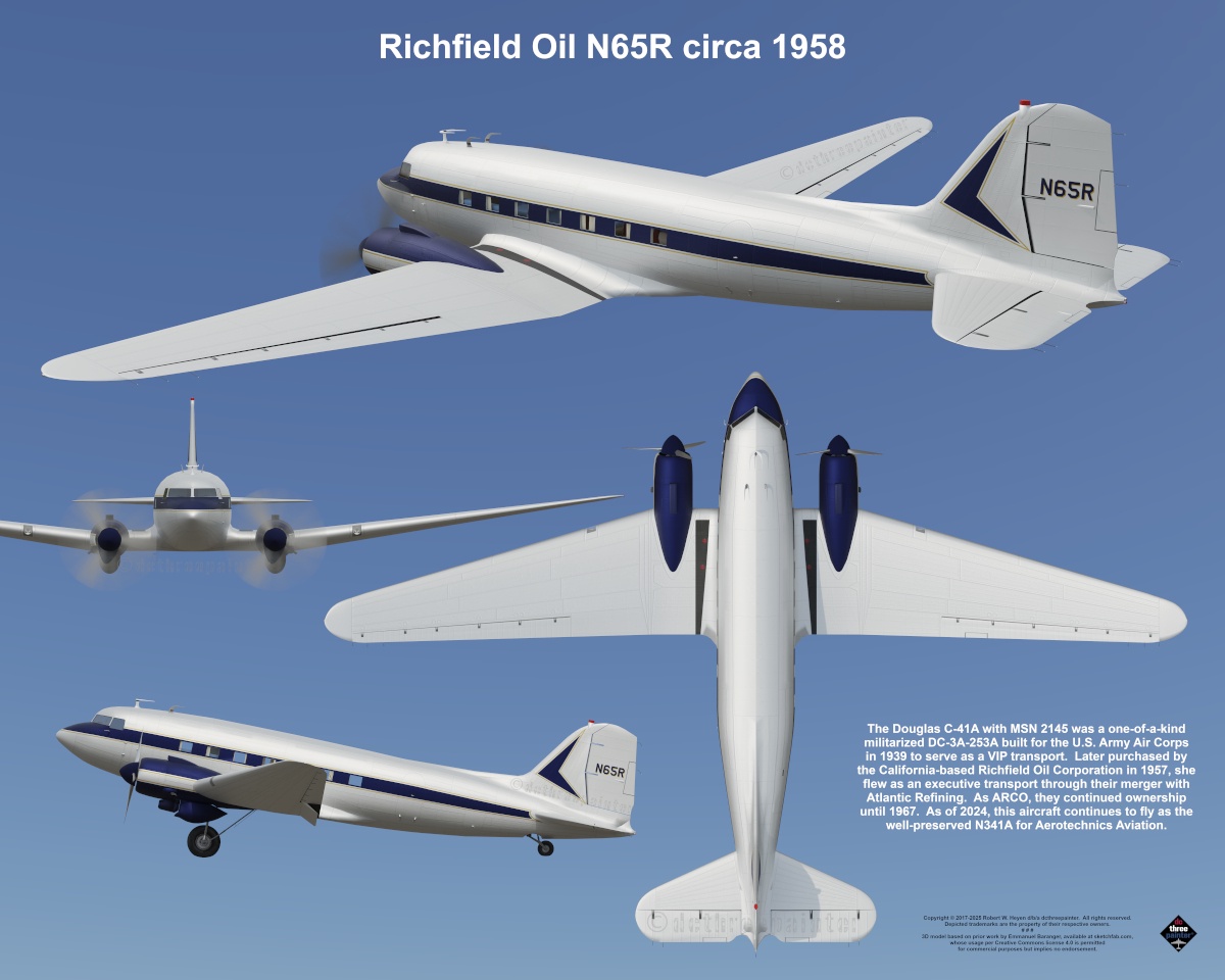 Throwback to Richfield Oil N65R from 1958