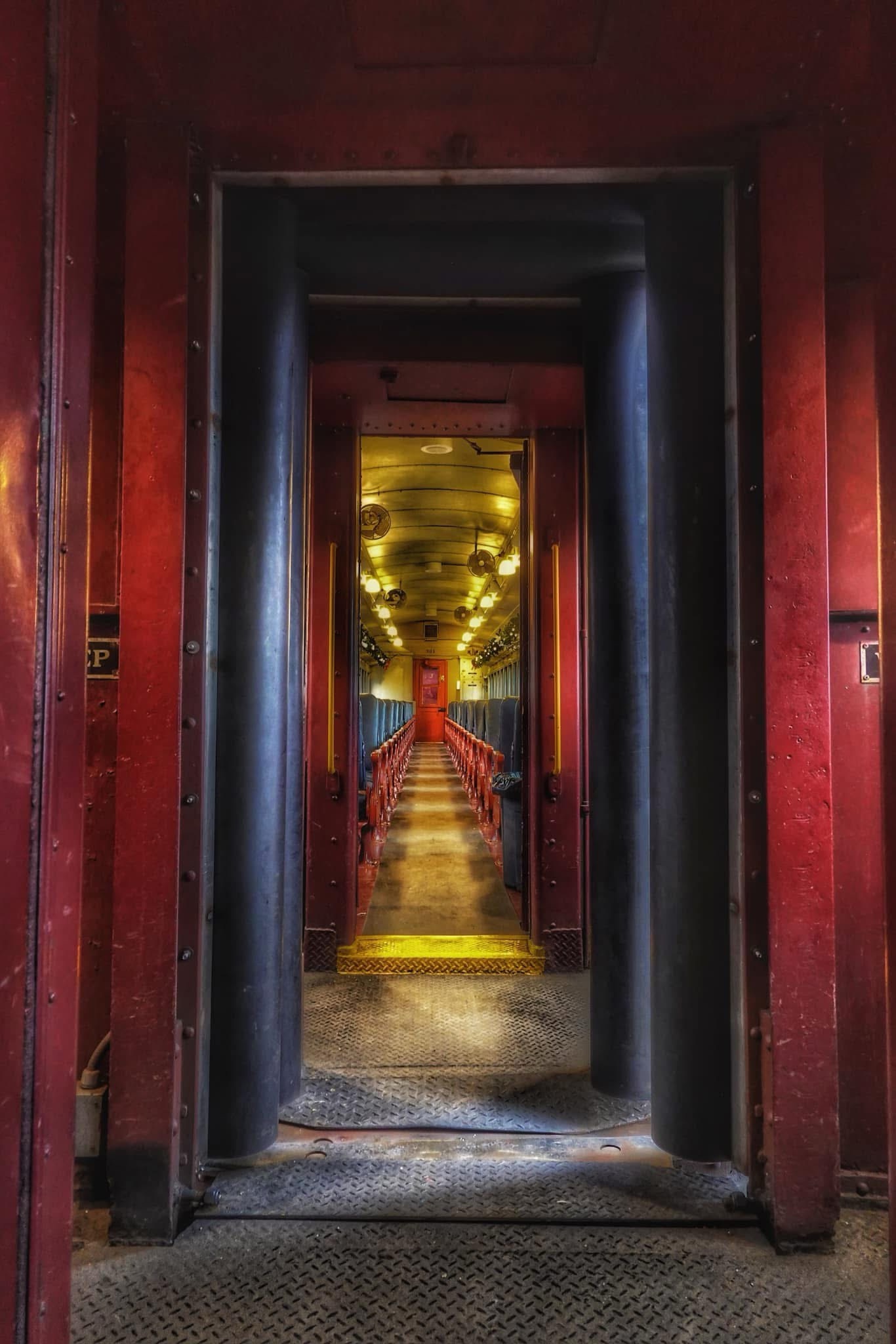 All aboard the train car adventure!