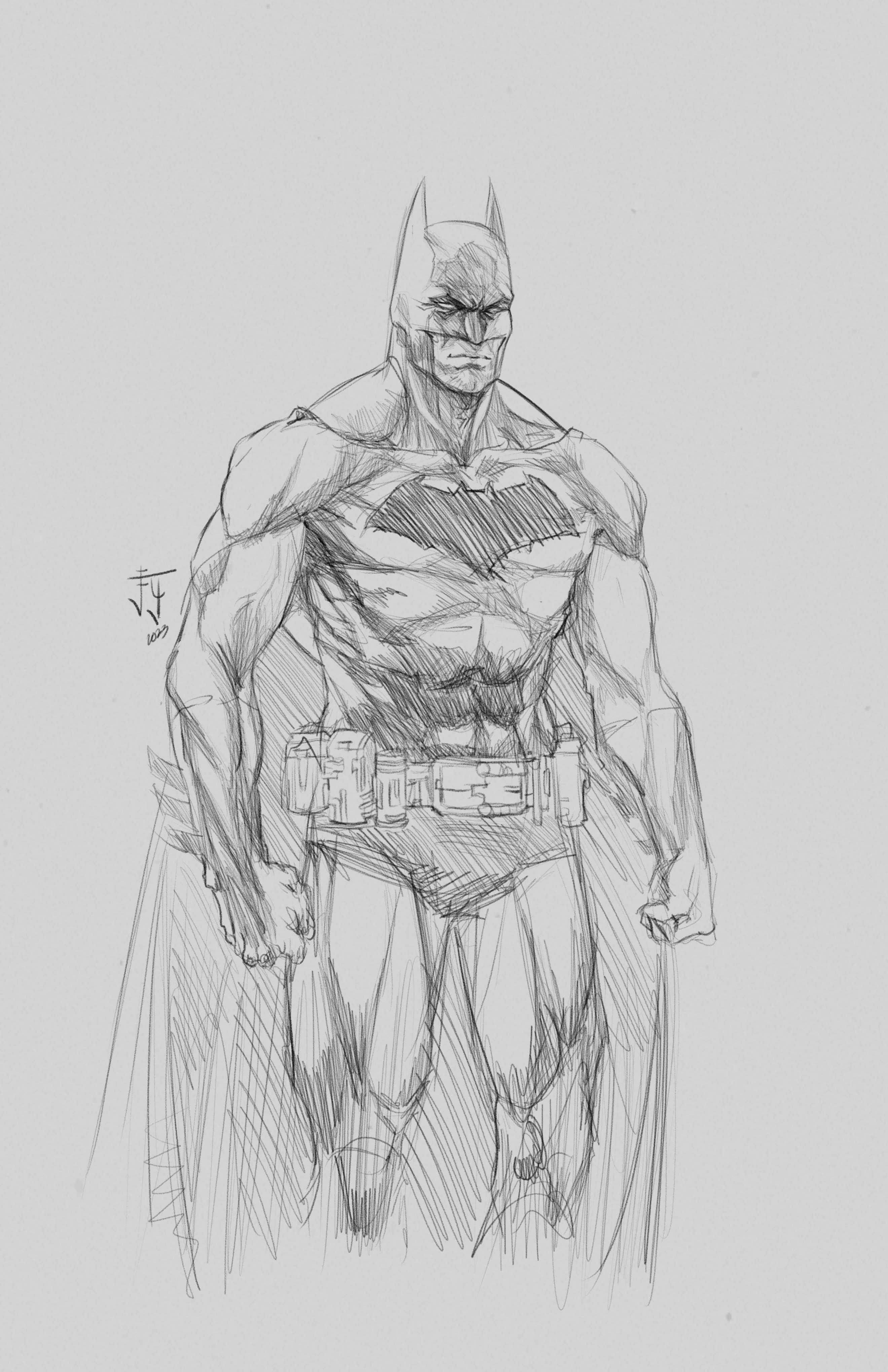 Unleashing Creativity: My Batman Sketch