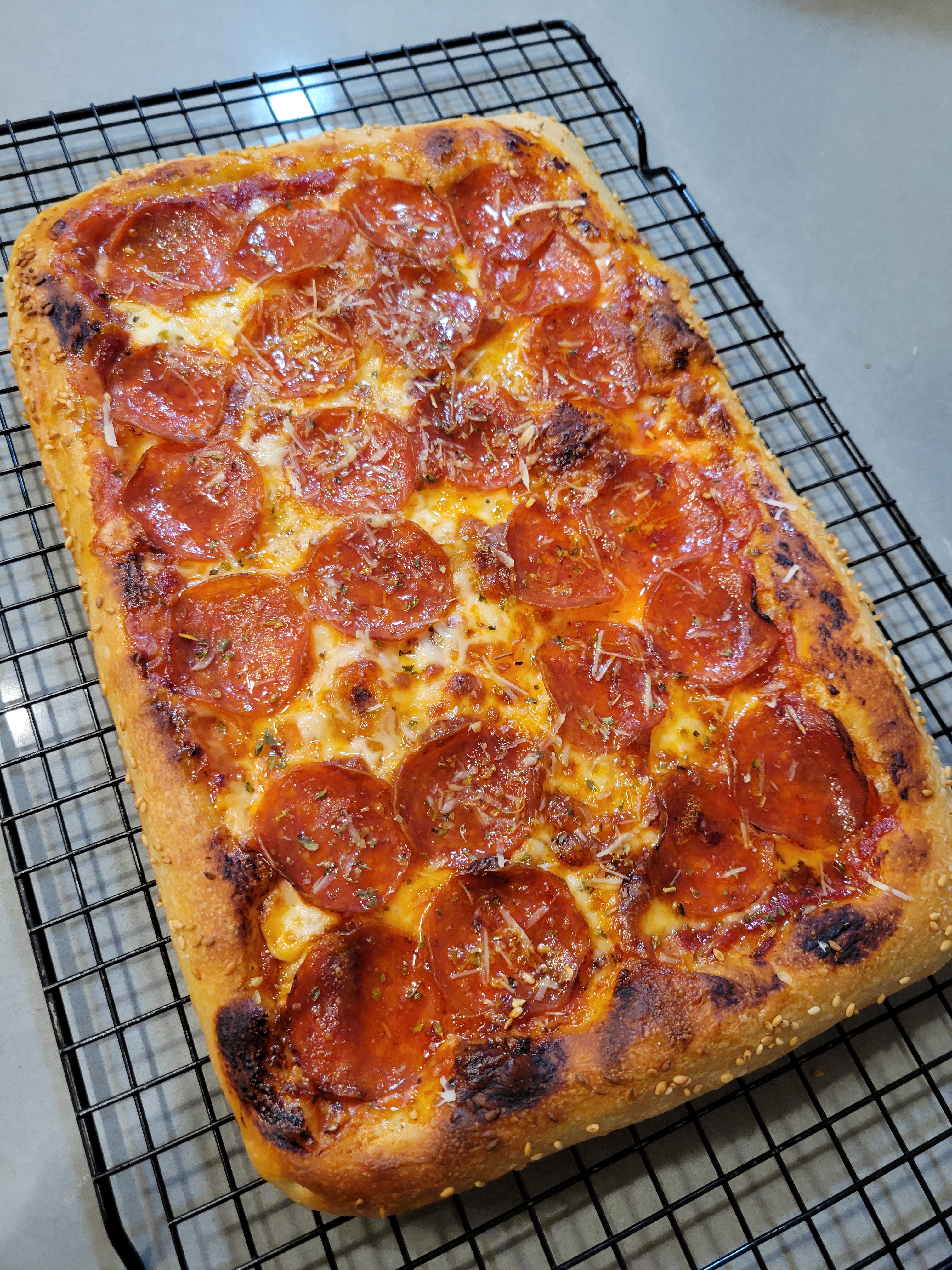Check Out This Delicious Pizza I Made!