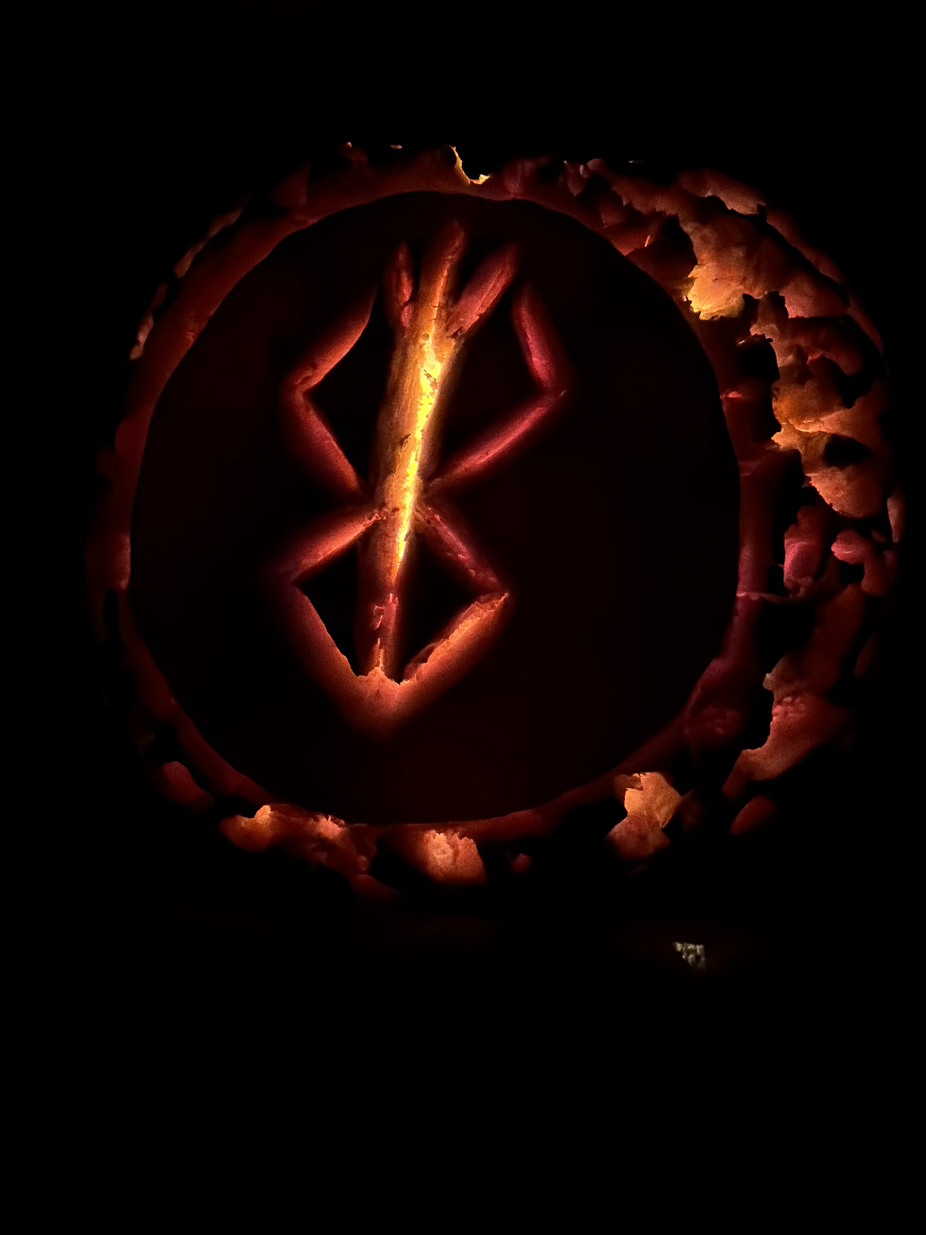 Epic Pumpkin Carving Inspired by Berserk's Brand of Sacrifice