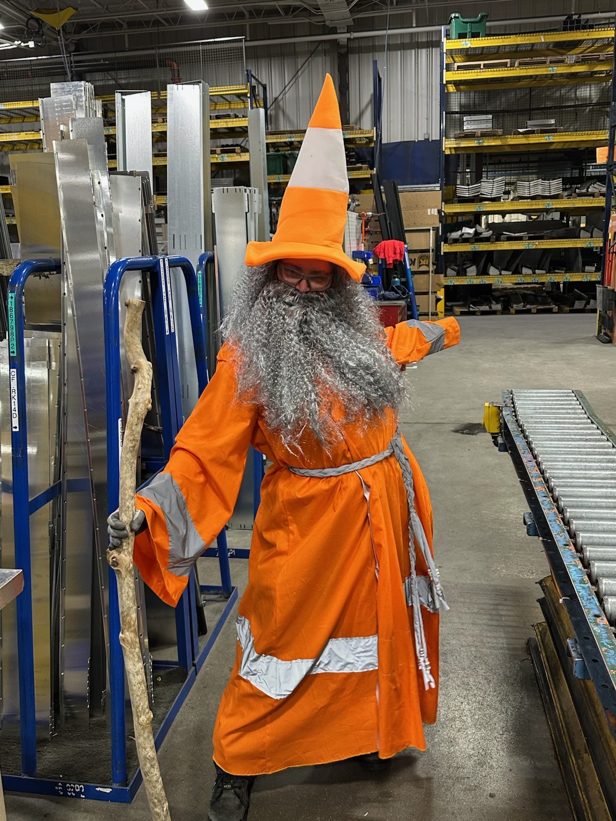 Feeling Under the Weather? Check Out This Hilarious Traffic Cone Wizard!