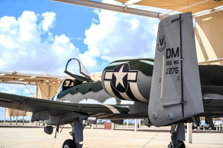 A Stunning A-10 Dressed in P-51 Mustang Colors