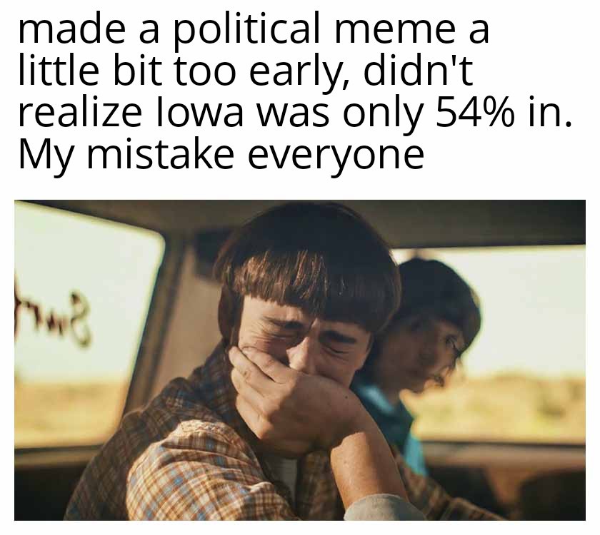 Oops, my bad Iowa!
