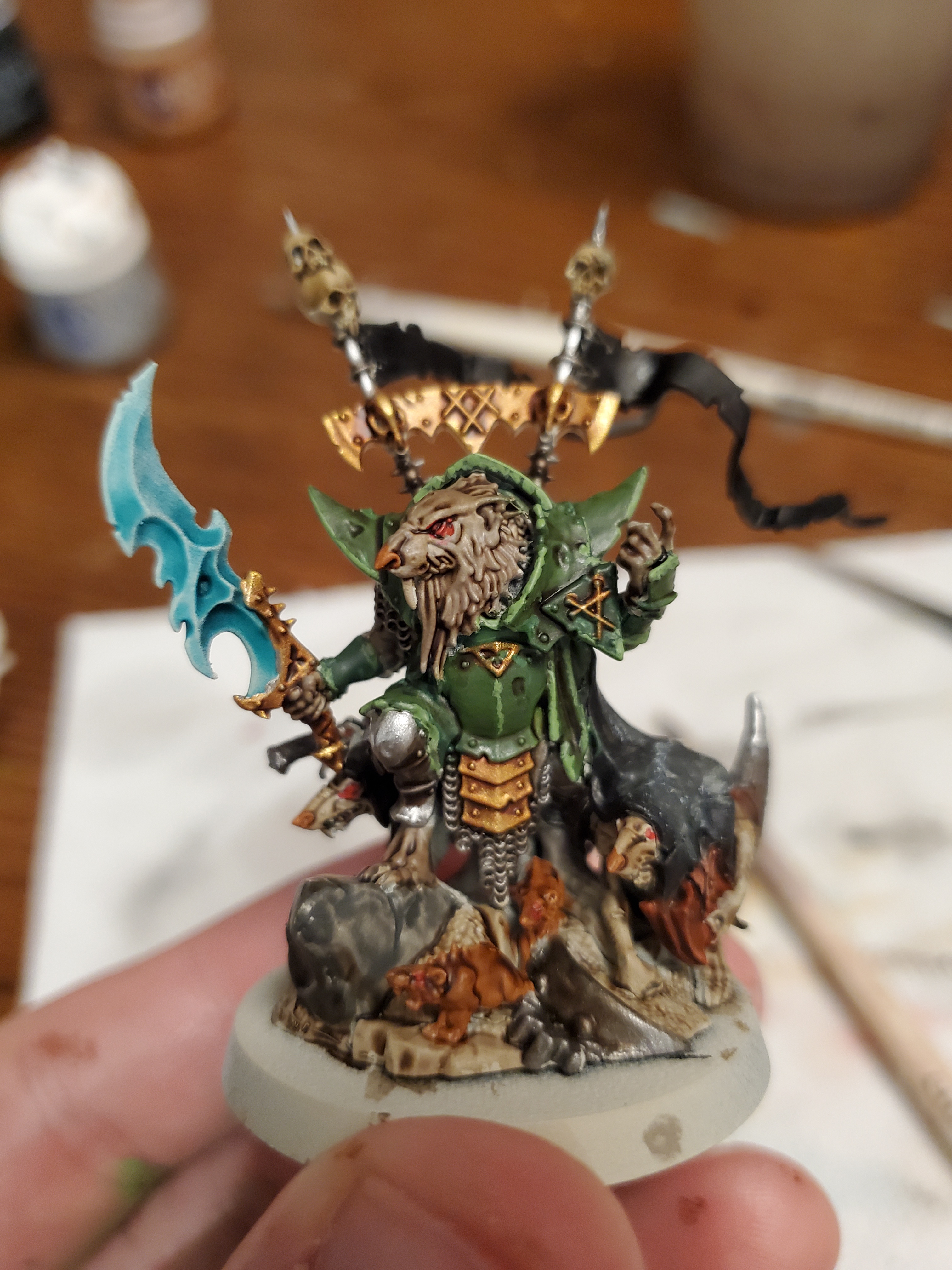 Celebrating My Cake Day with Hand-Painted Skaven!