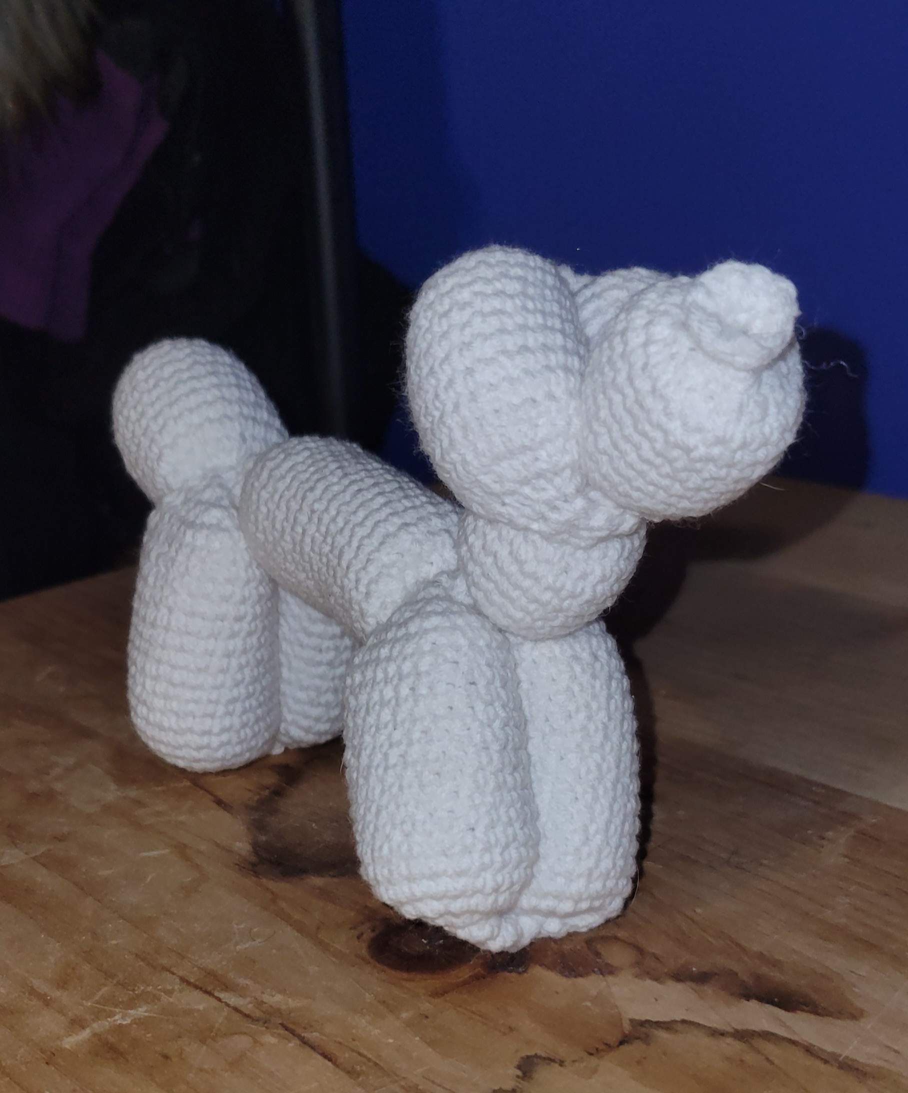 Adorable Crochet Balloon Dog Creation